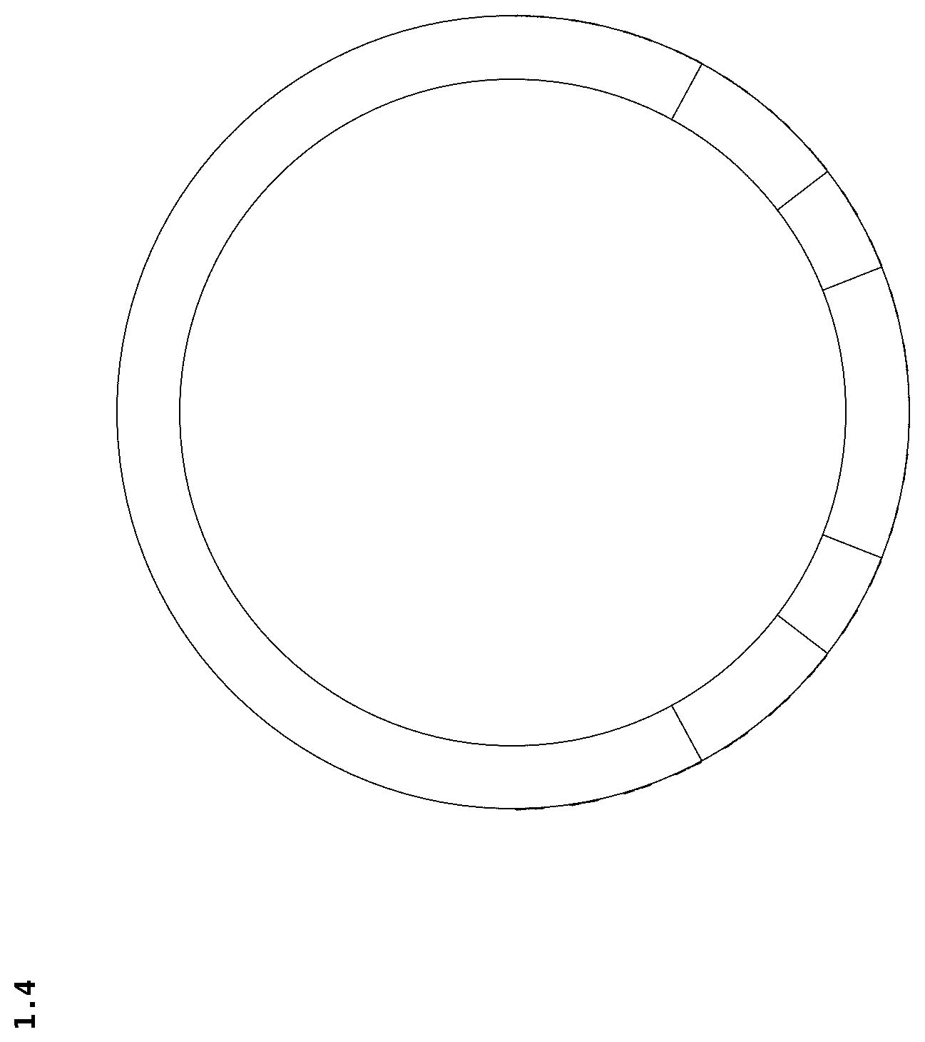 Patent USD1124939 Figure 4 – Finger ring