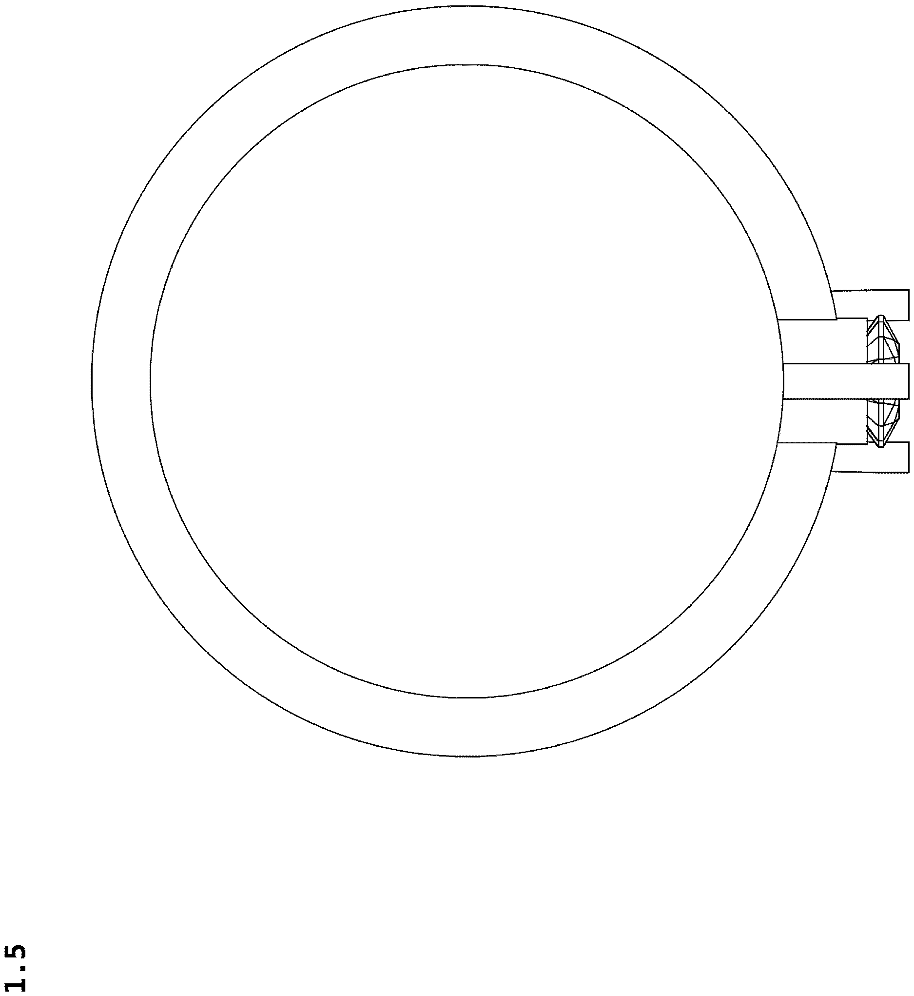 Patent USD1124940 Figure 5 – Finger ring
