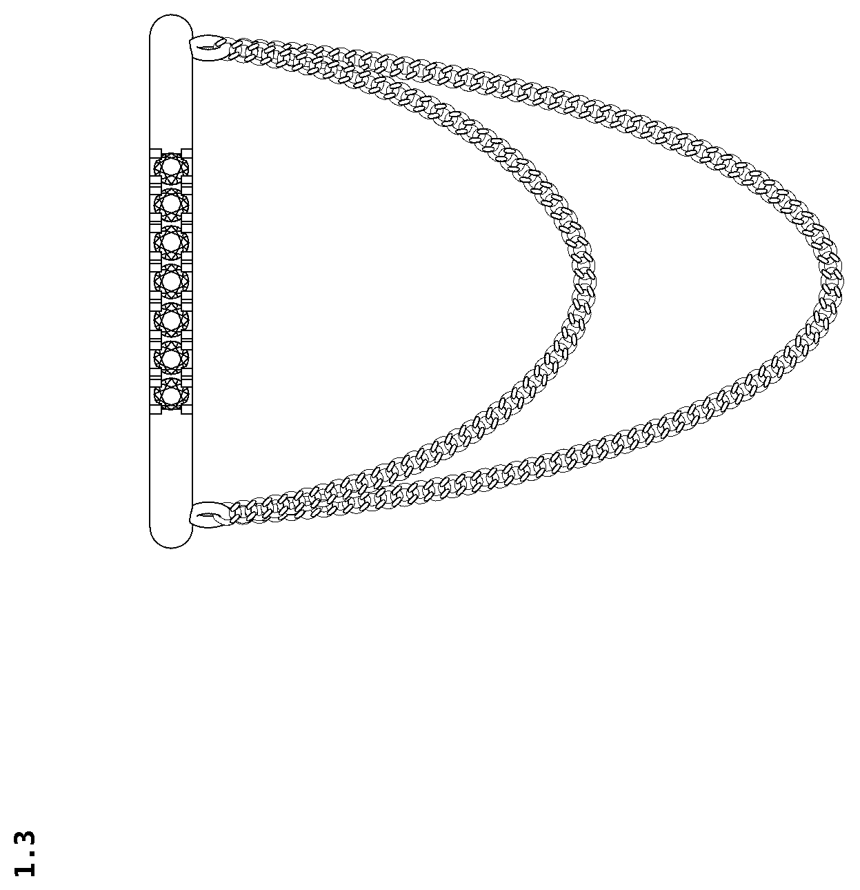 Patent USD1124941 Figure 3 – Finger ring