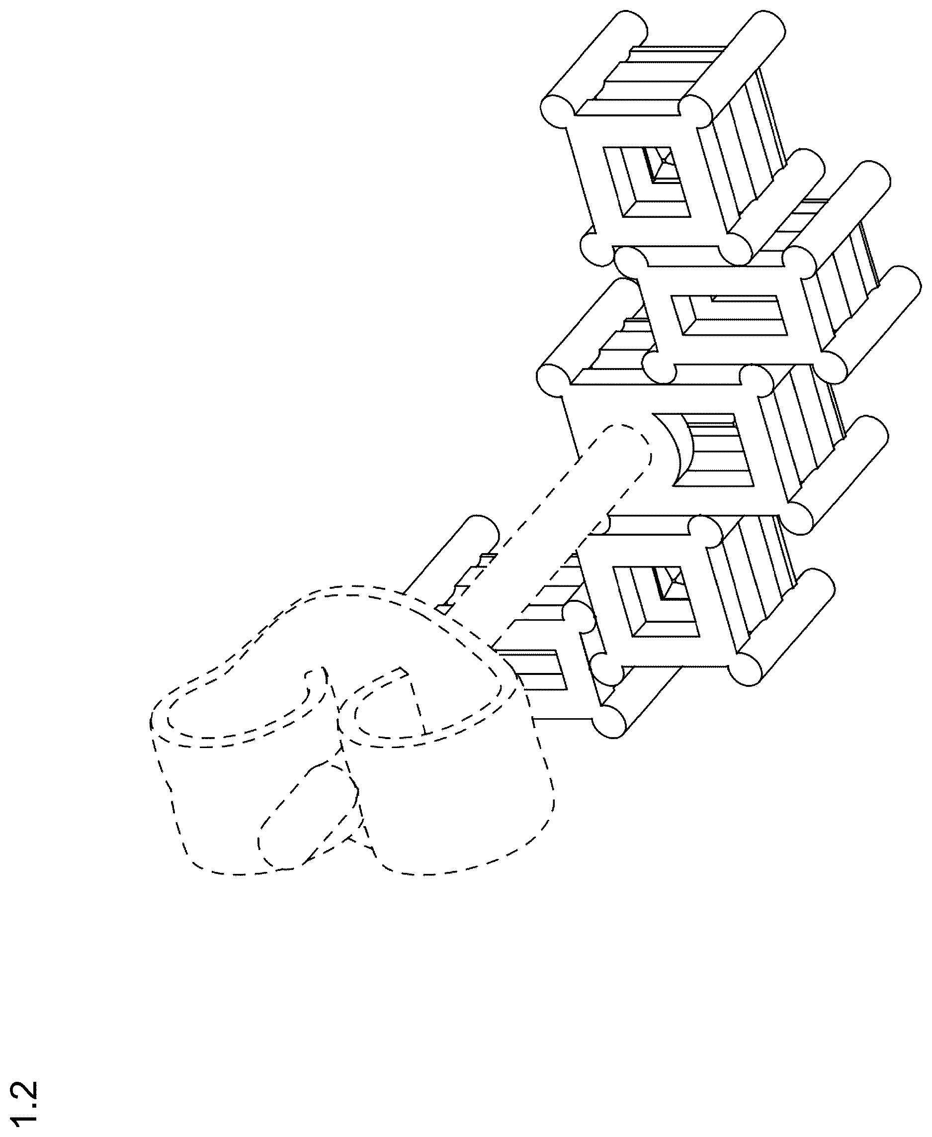 Patent USD1124942 Figure 2 – Earring