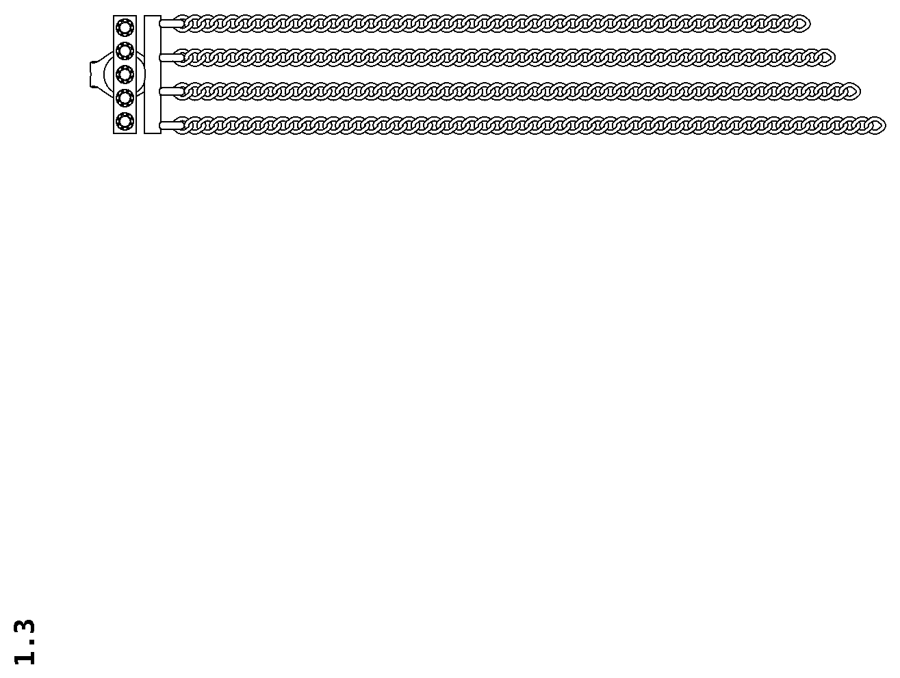 Patent USD1124944 Figure 3 – Earring