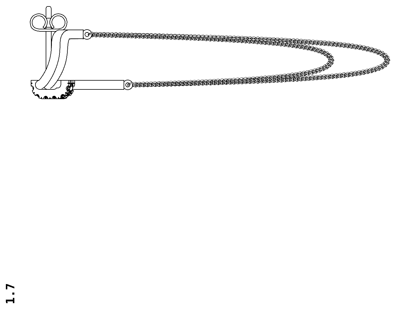 Patent USD1124945 Figure 7 – Earring