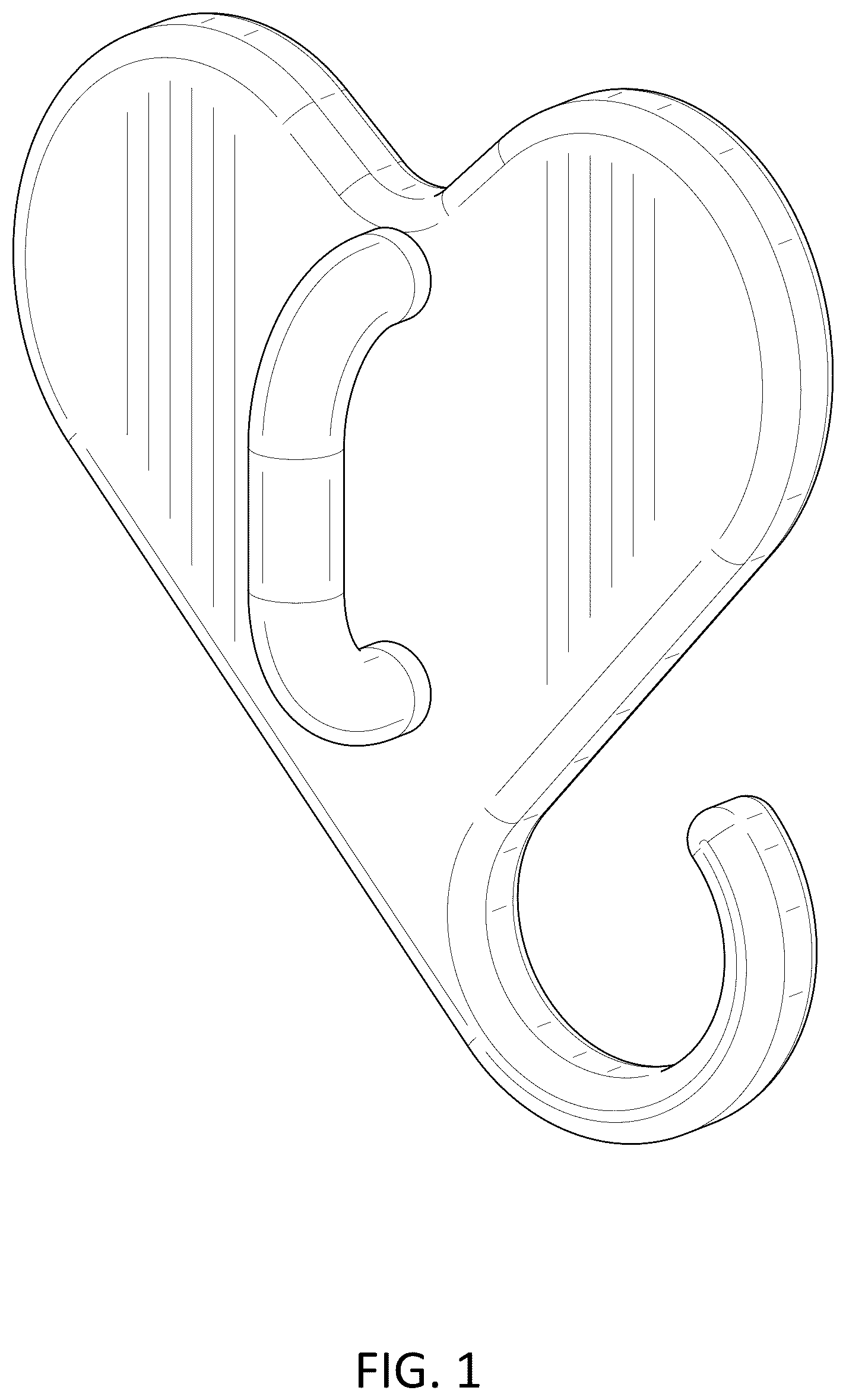 Patent USD1124946 Figure 1 – Decorative accessory article