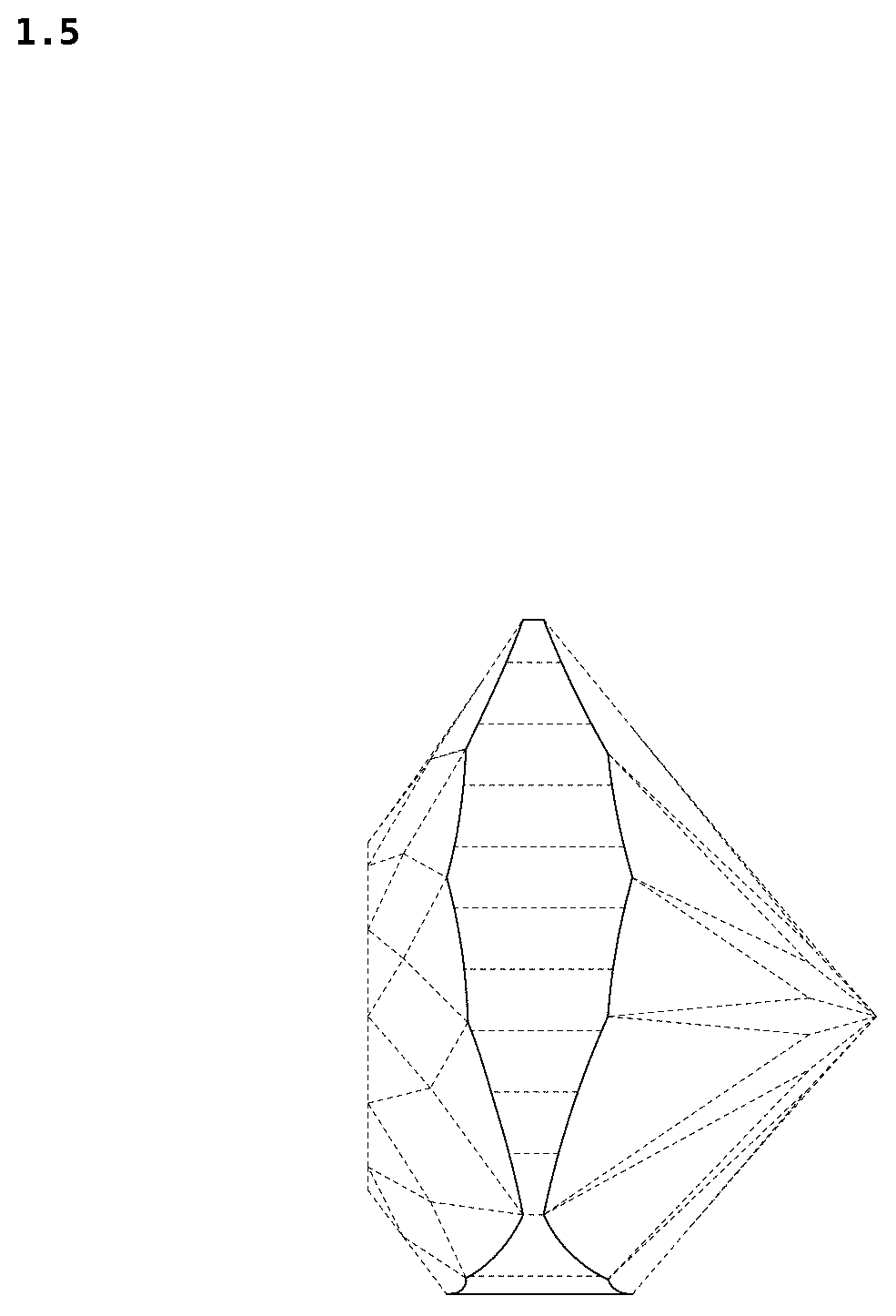 Patent USD1124947 Figure 5 – Precious stone