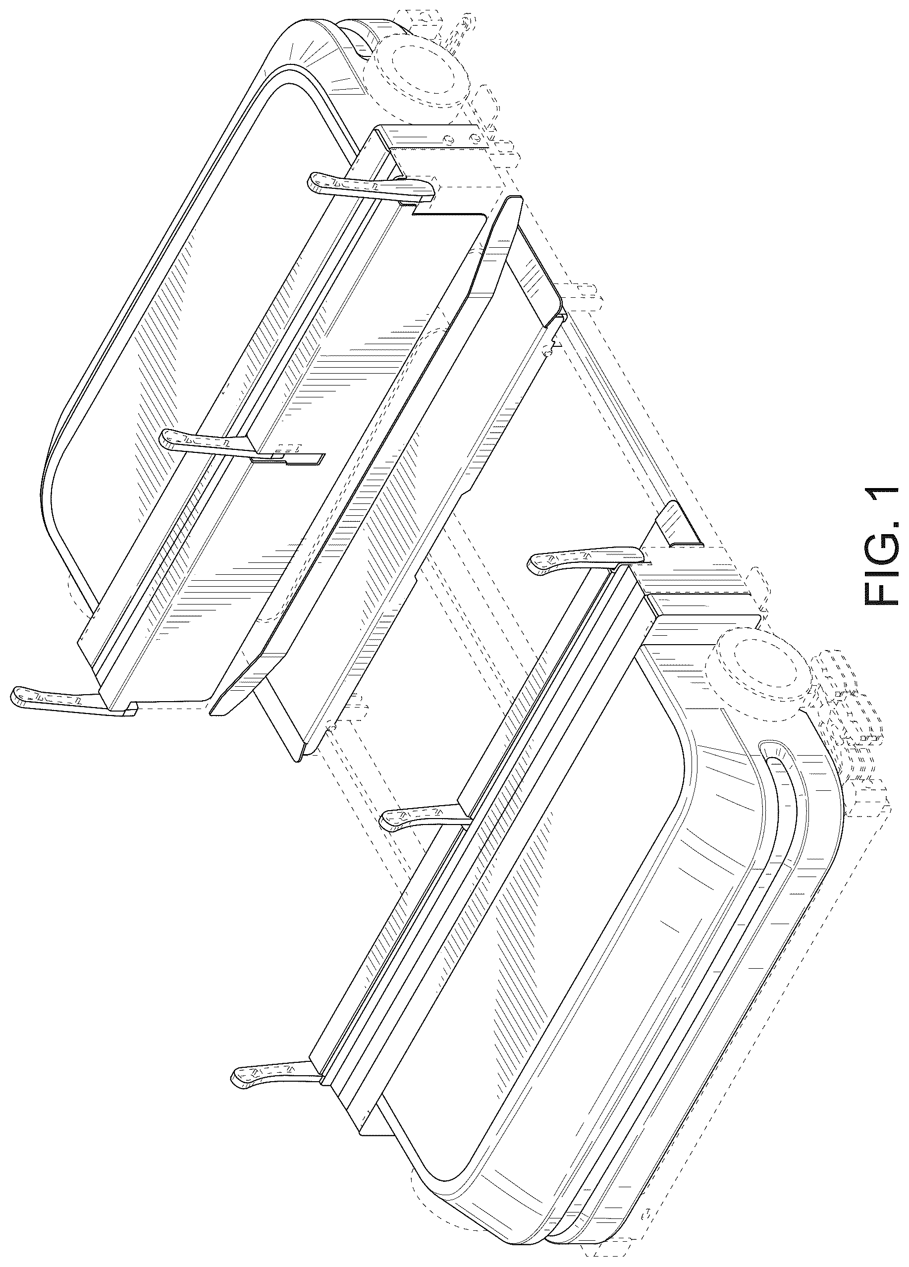Patent USD1124953 Figure 1 – Shuttle car