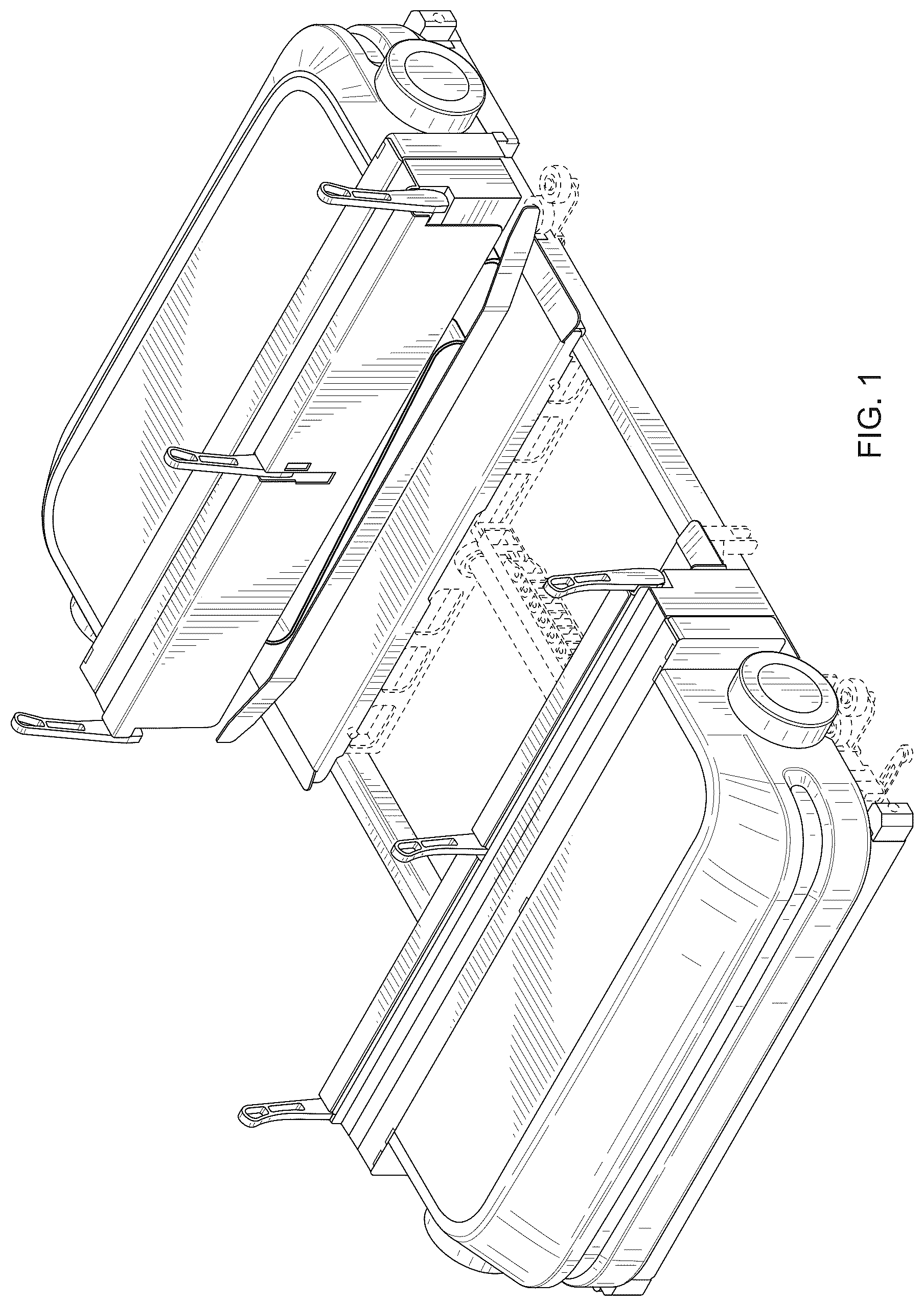 Patent USD1124954 Figure 1 – Shuttle car