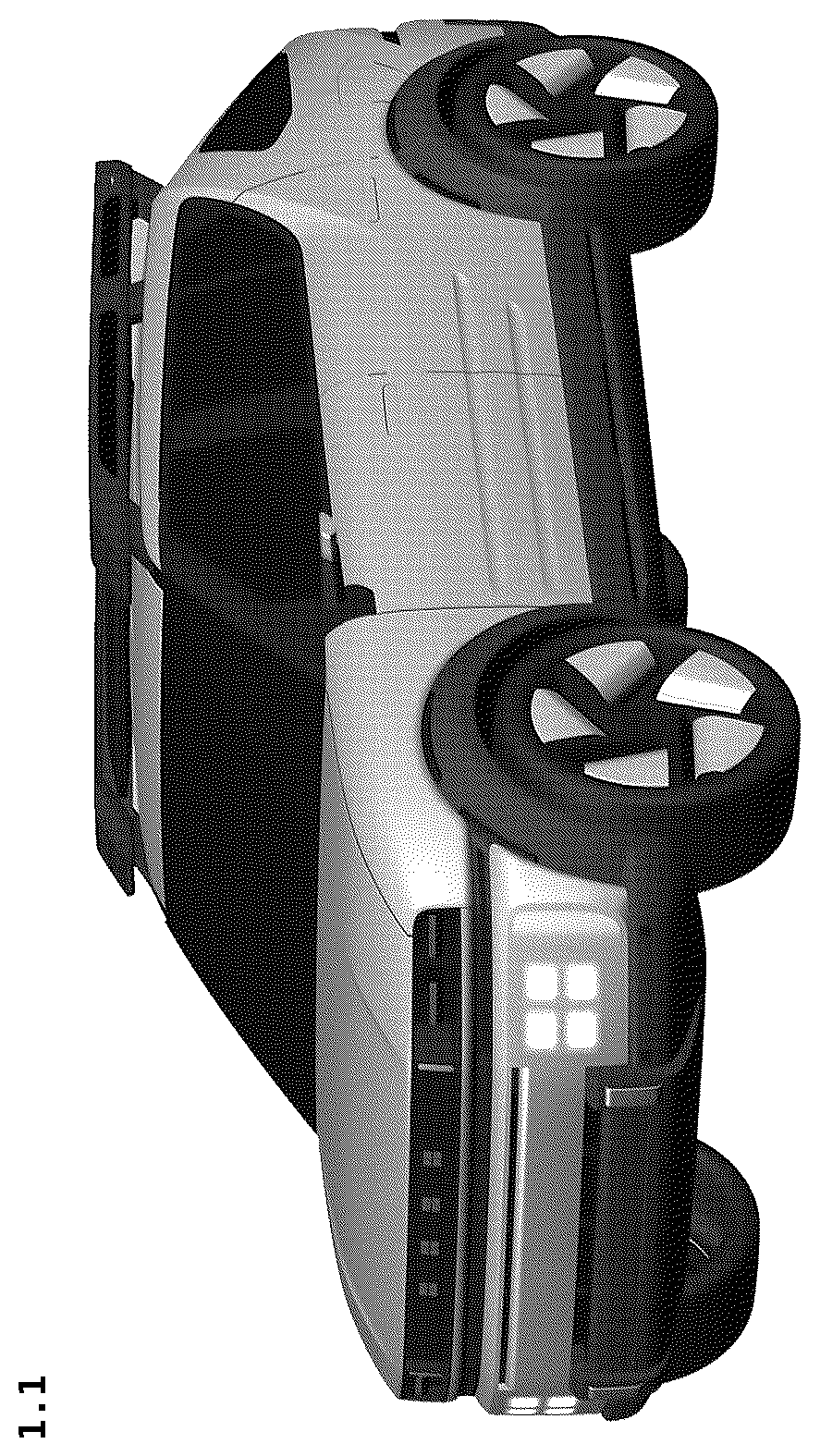 Patent USD1124960 — Automobile — Figure 1