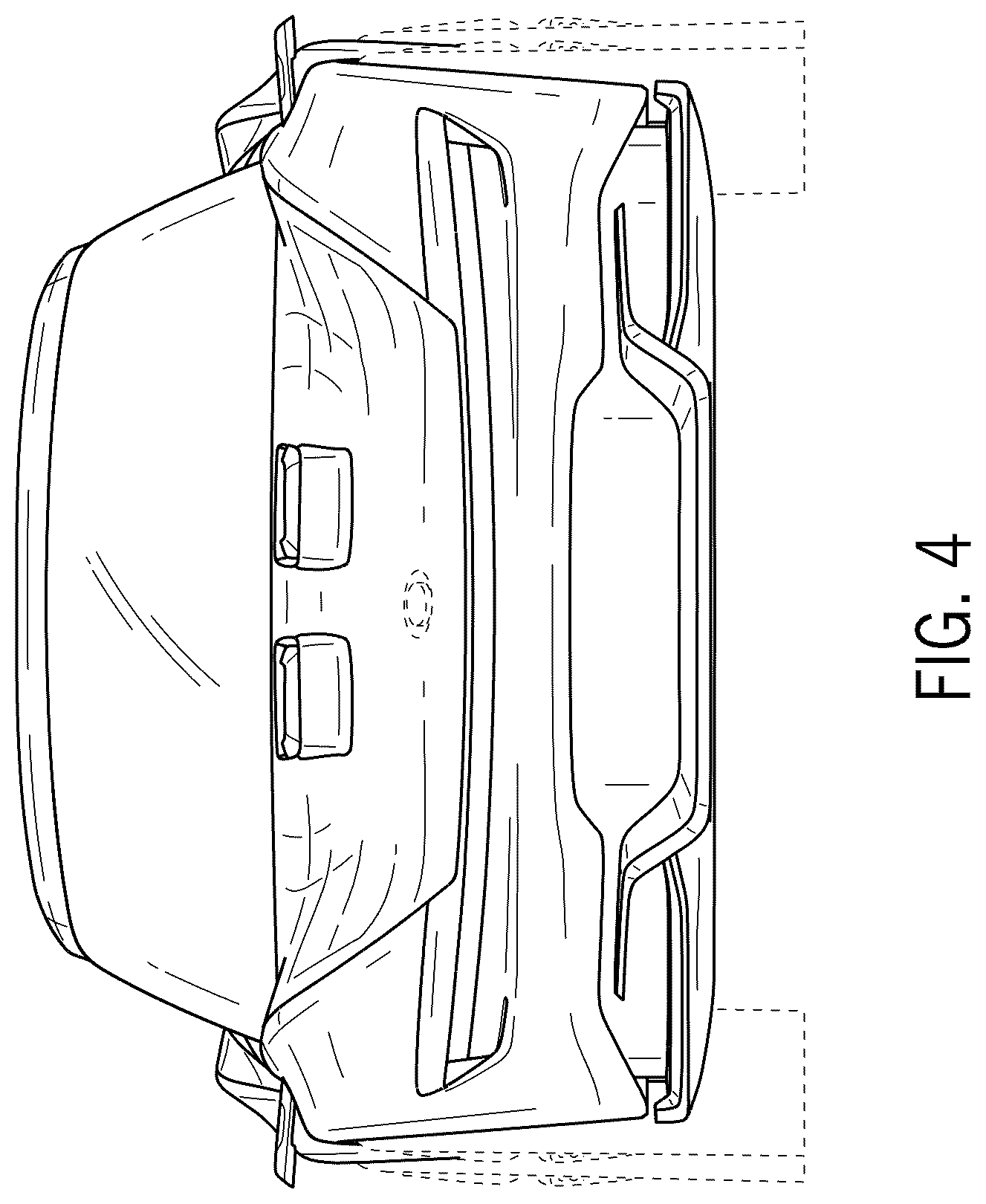 Patent USD1124961 Figure 4 – Automotive vehicle