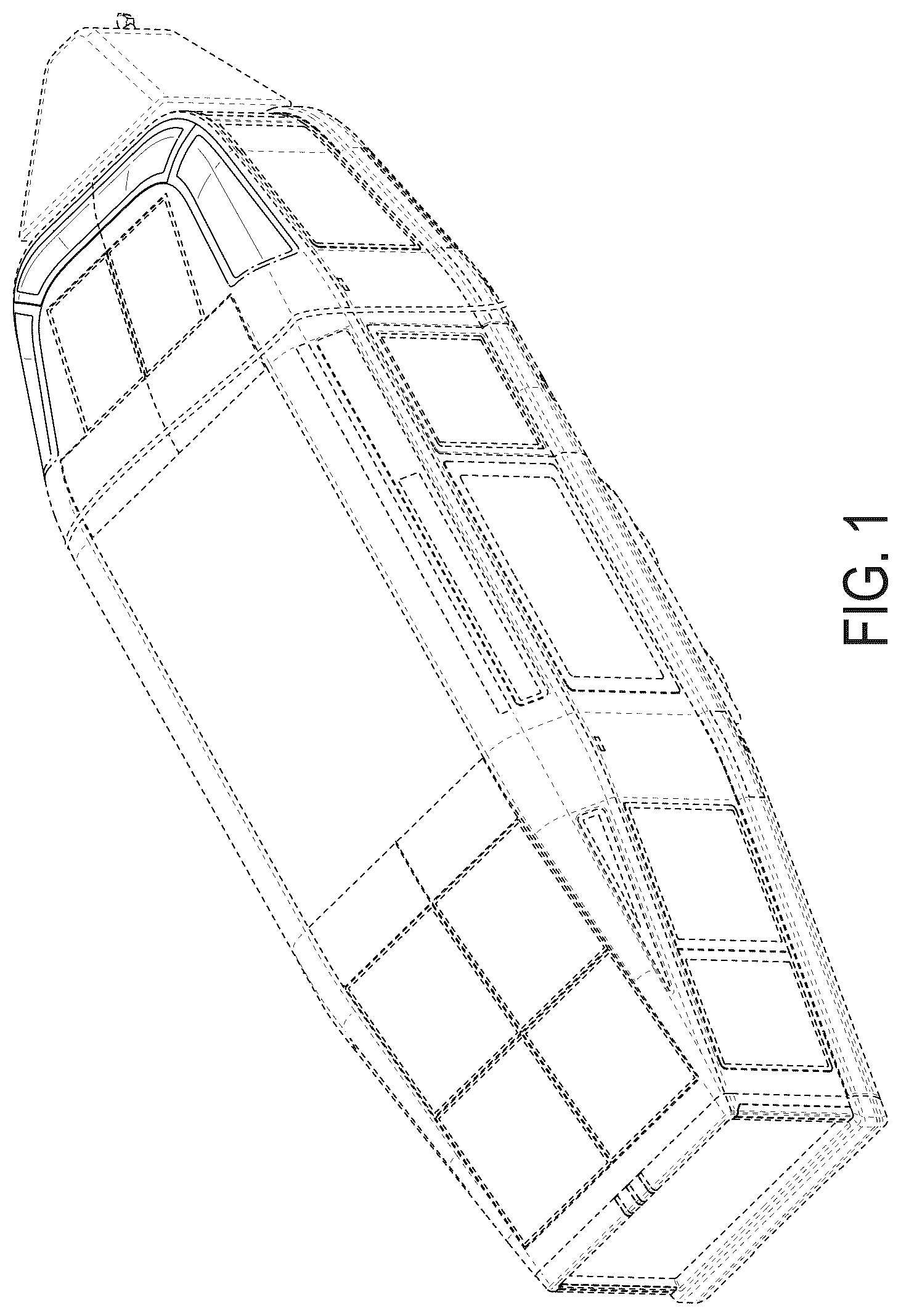 Patent USD1124962 Figure 1 – Recreational vehicle