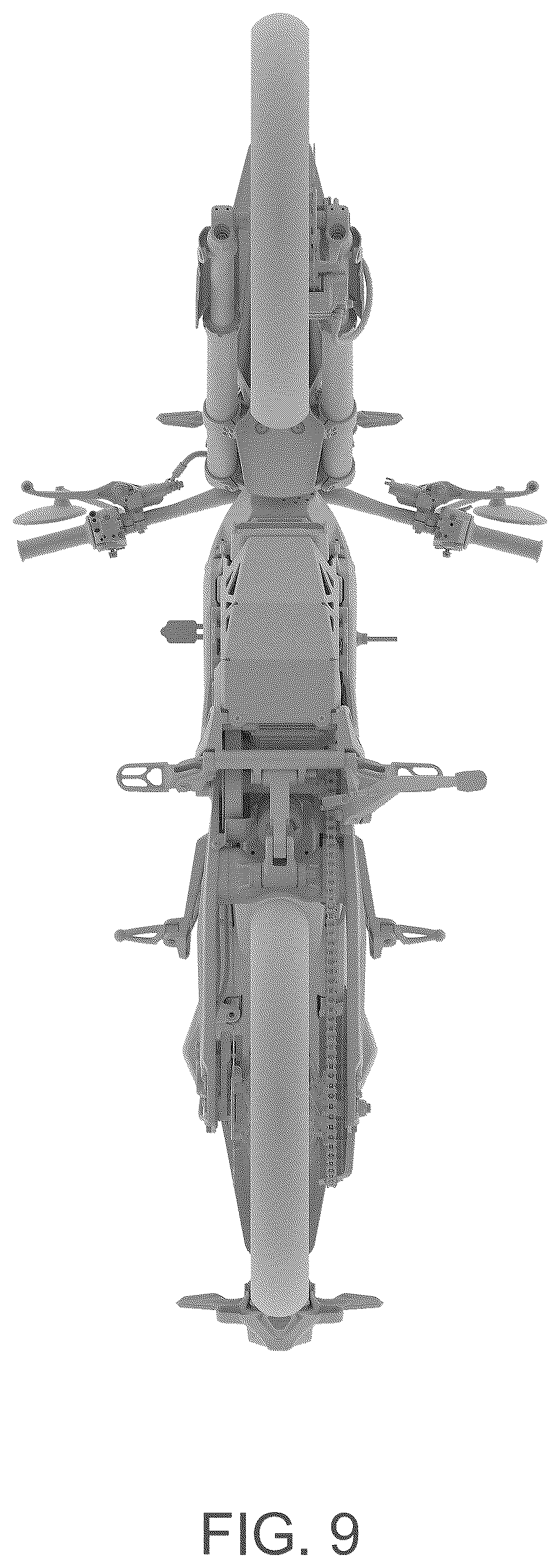 Patent USD1124964 Figure 9 – Electric motorcycle