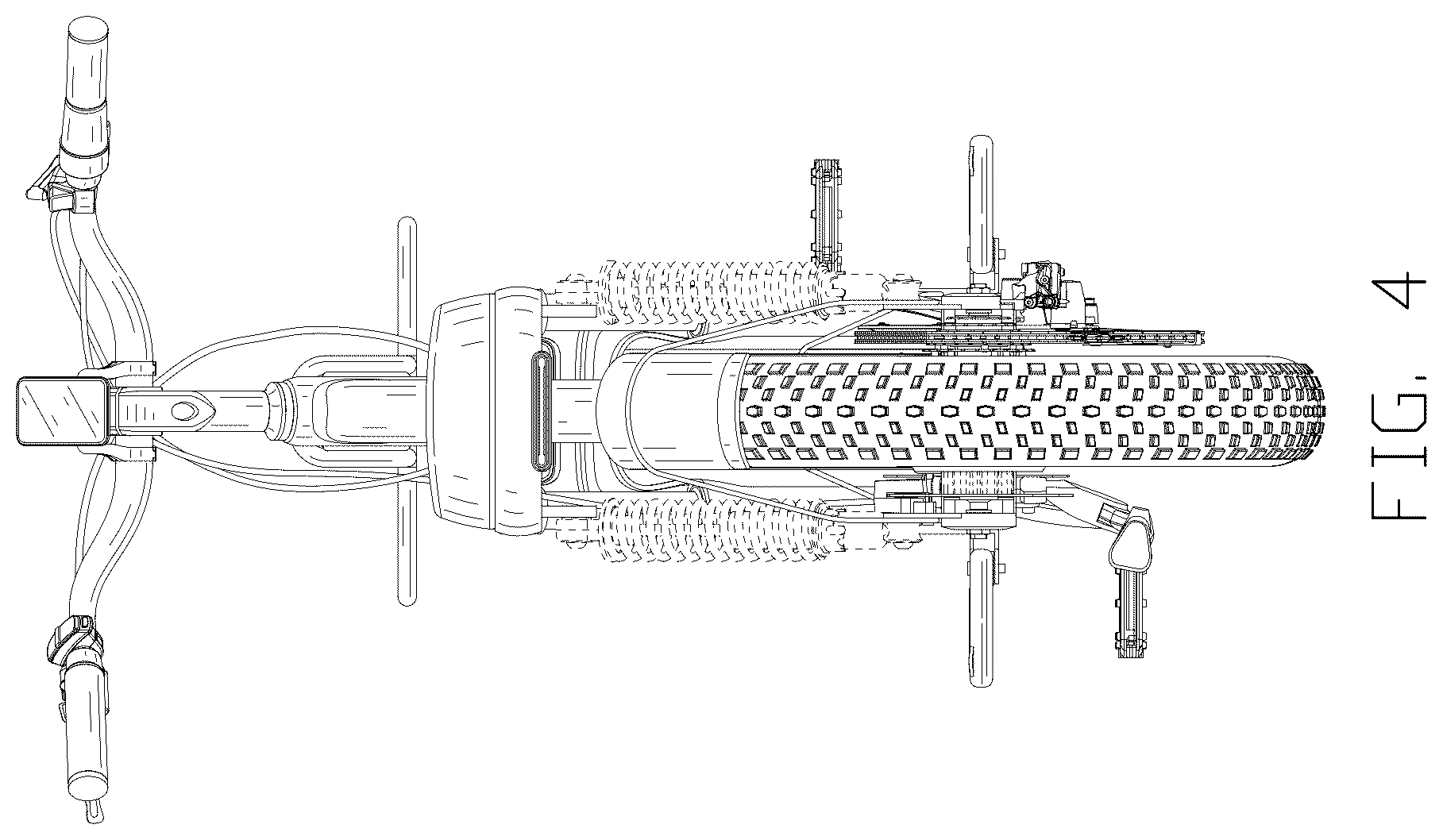 Patent USD1124965 Figure 4 – Electric bicycle