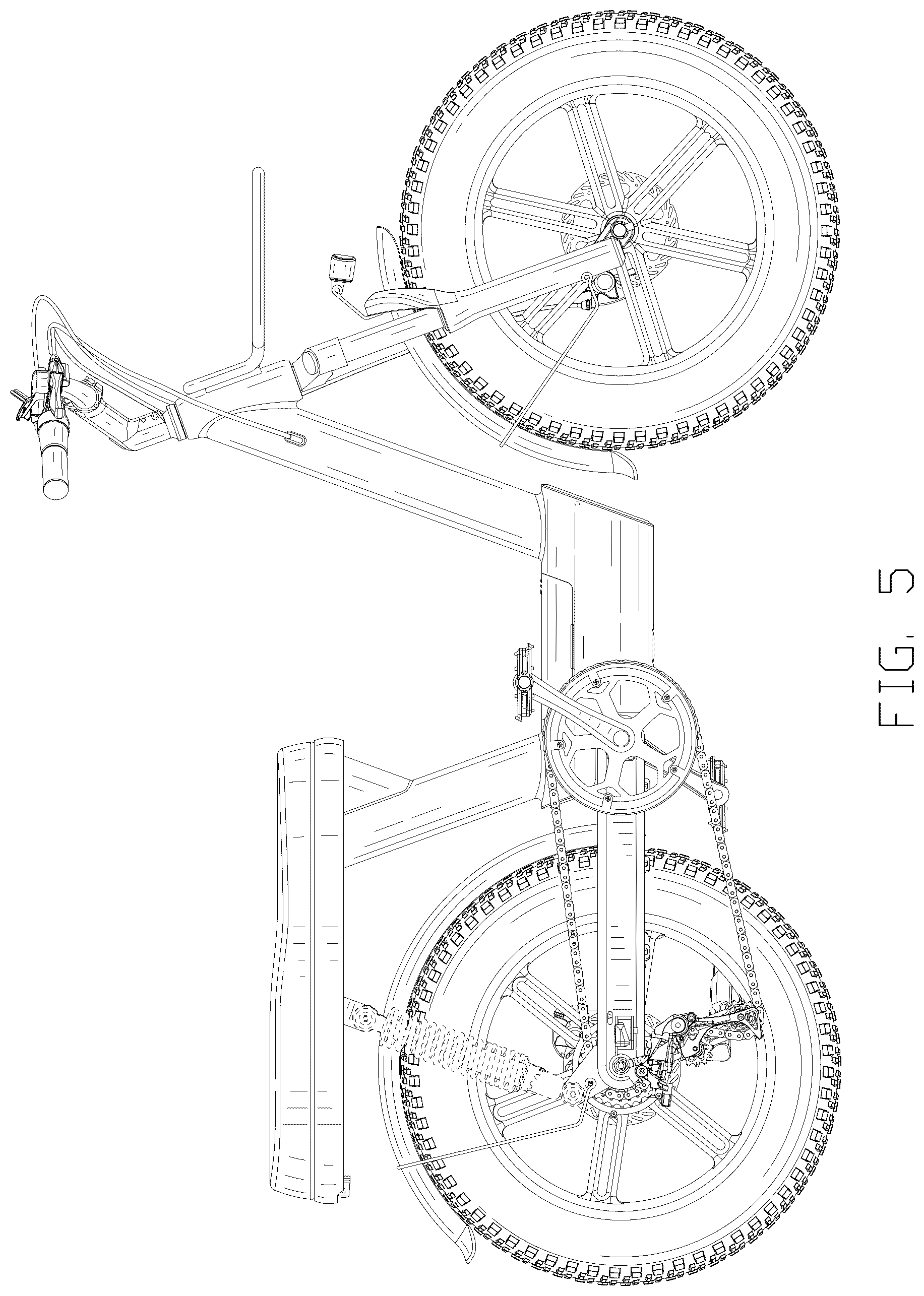 Patent USD1124965 Figure 5 – Electric bicycle