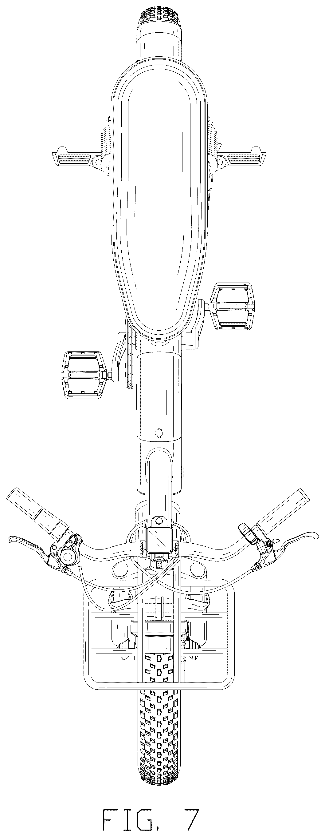 Patent USD1124965 Figure 7 – Electric bicycle