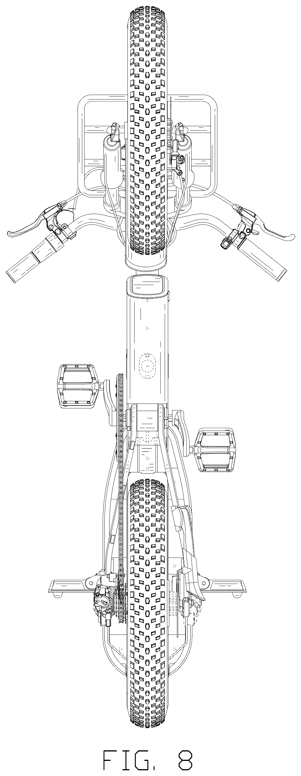 Patent USD1124965 Figure 8 – Electric bicycle