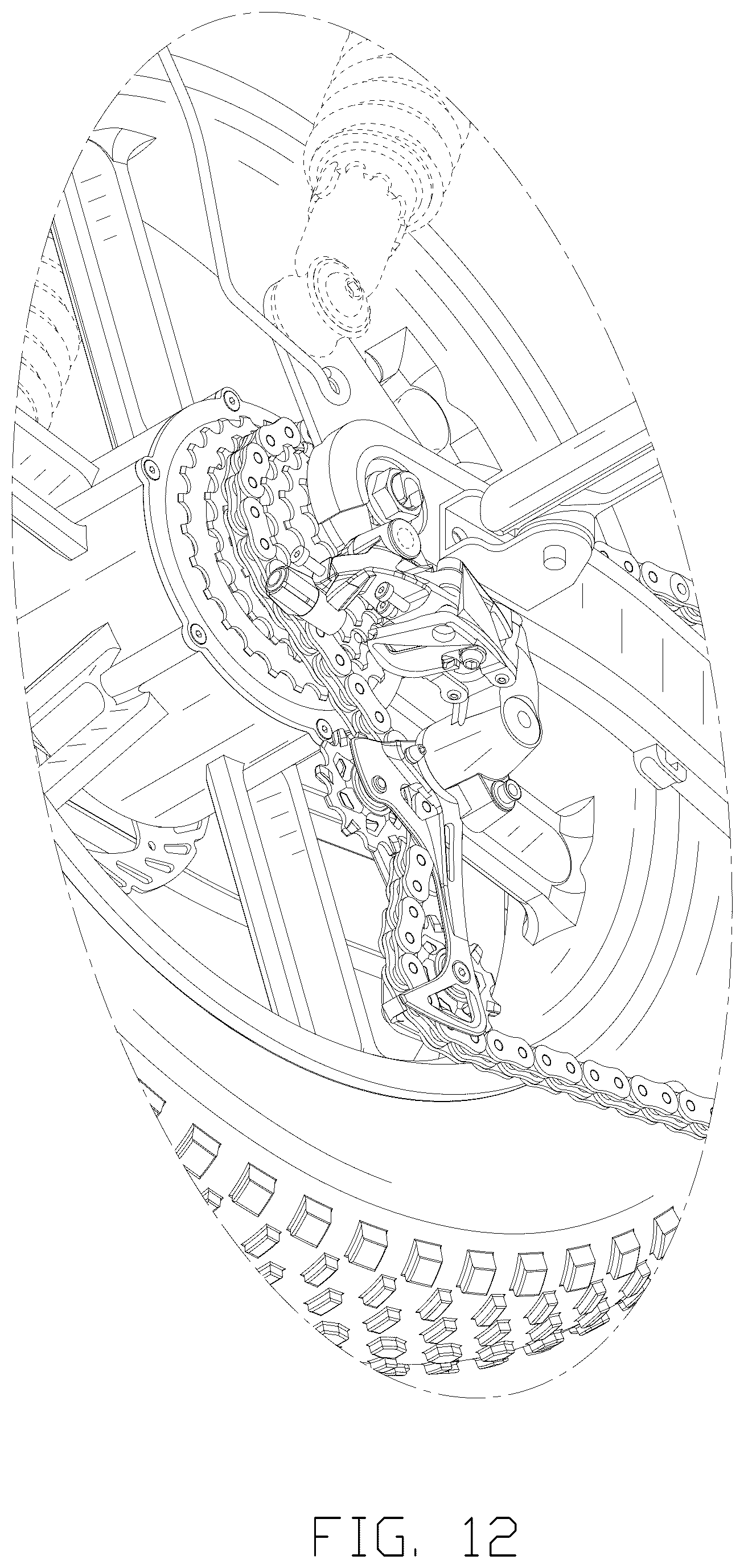 Patent USD1124965 Figure 12 – Electric bicycle
