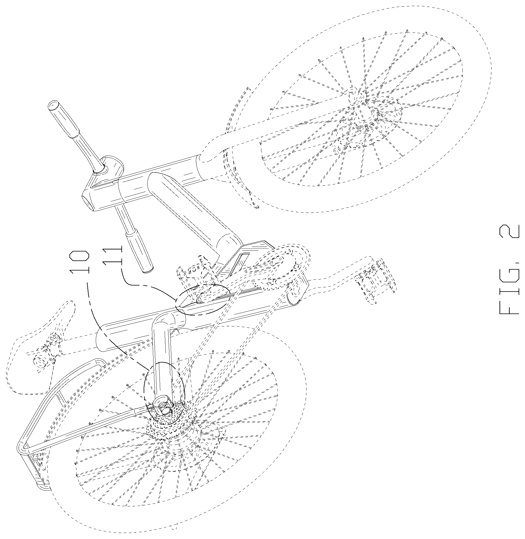Patent USD1124966 Figure 2 – Bicycle