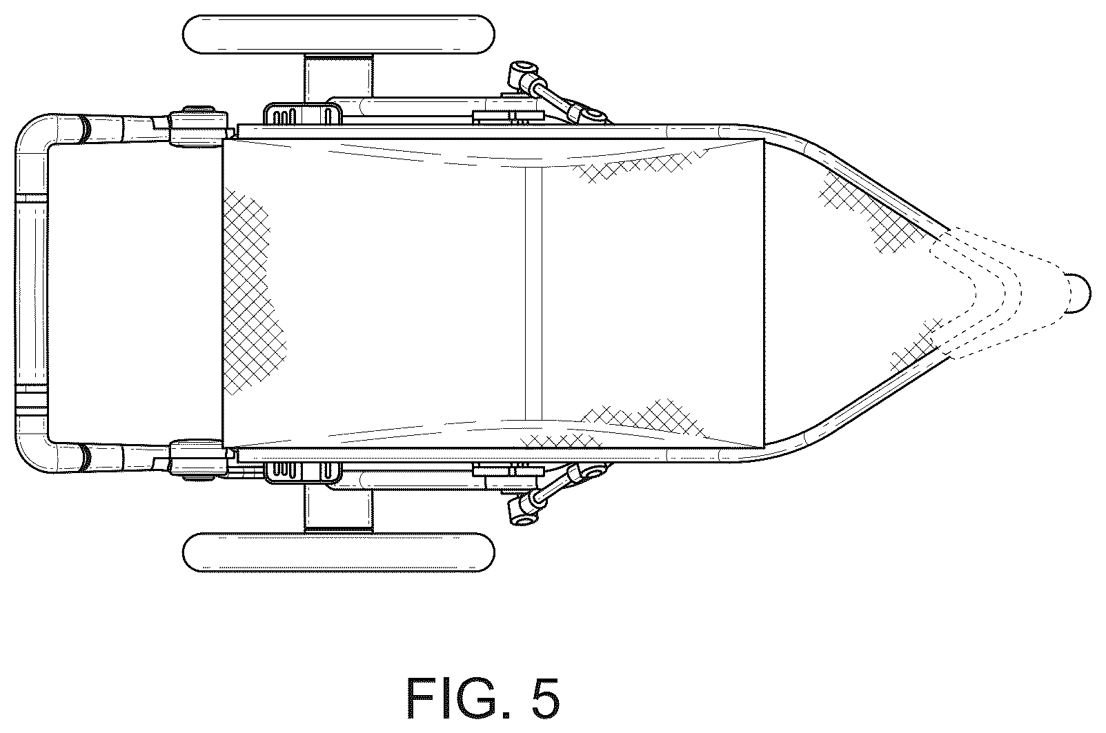 Patent USD1124969 Figure 5 – Stroller