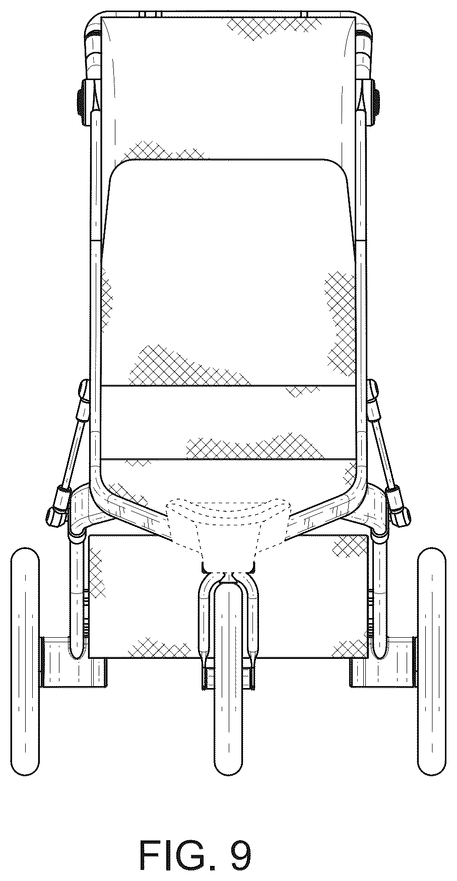 Patent USD1124969 Figure 9 – Stroller
