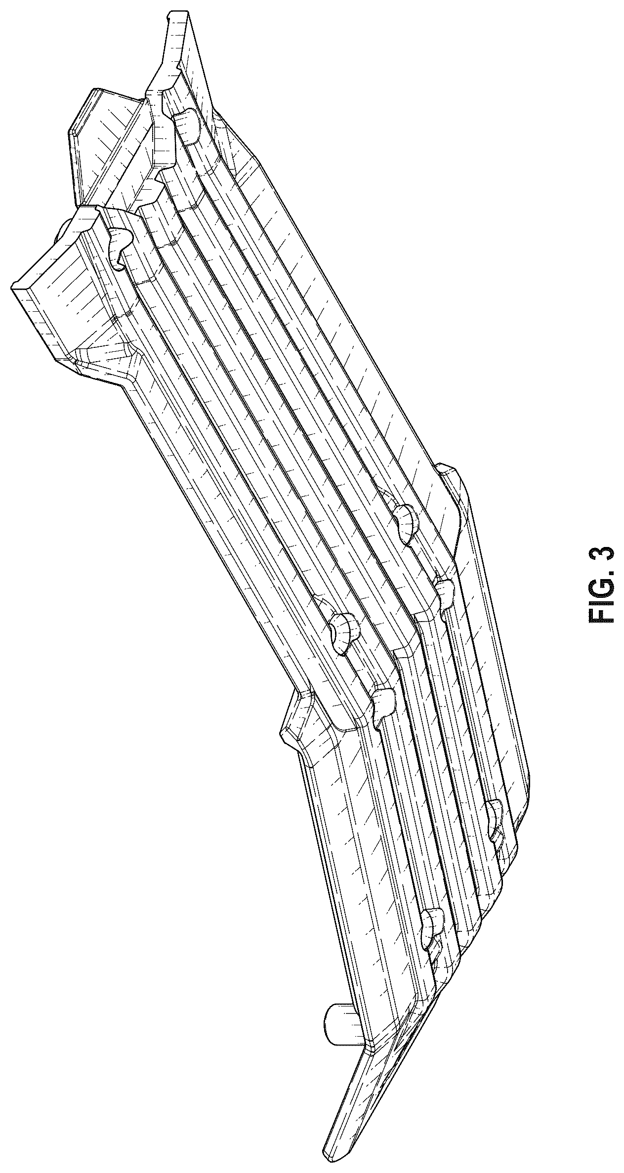 Patent USD1124971 Figure 3 – Model vehicle skidpad