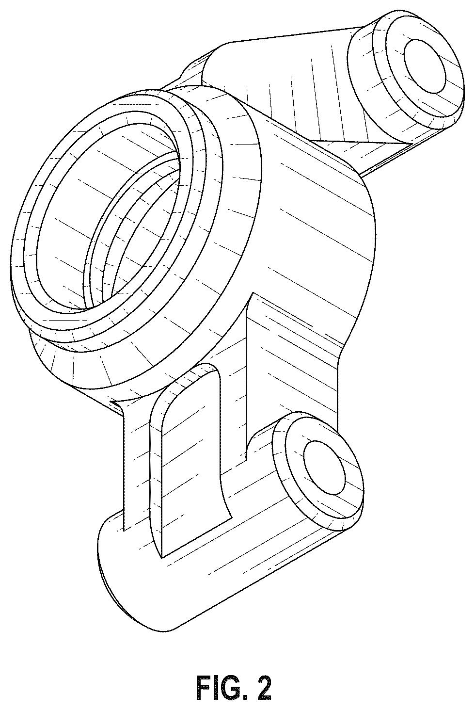 Patent USD1124972 Figure 2 – Model vehicle axle carrier