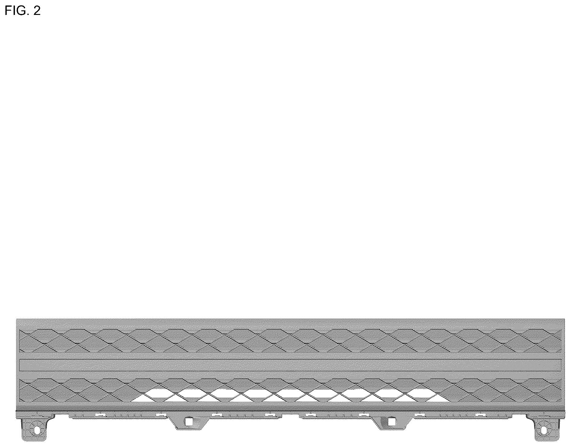 Patent USD1124973 Figure 2 – Radiator grille for automobile