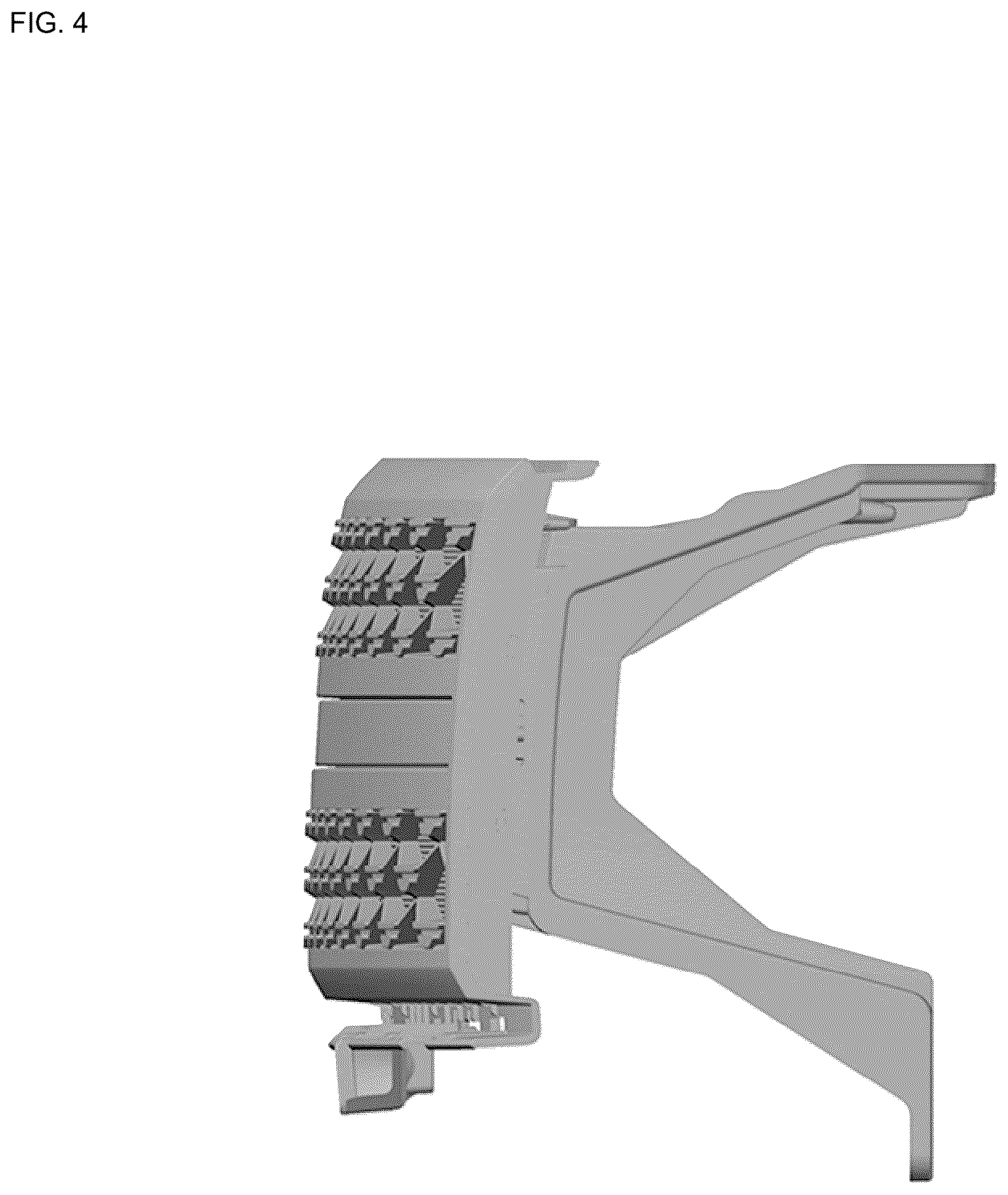 Patent USD1124973 Figure 4 – Radiator grille for automobile