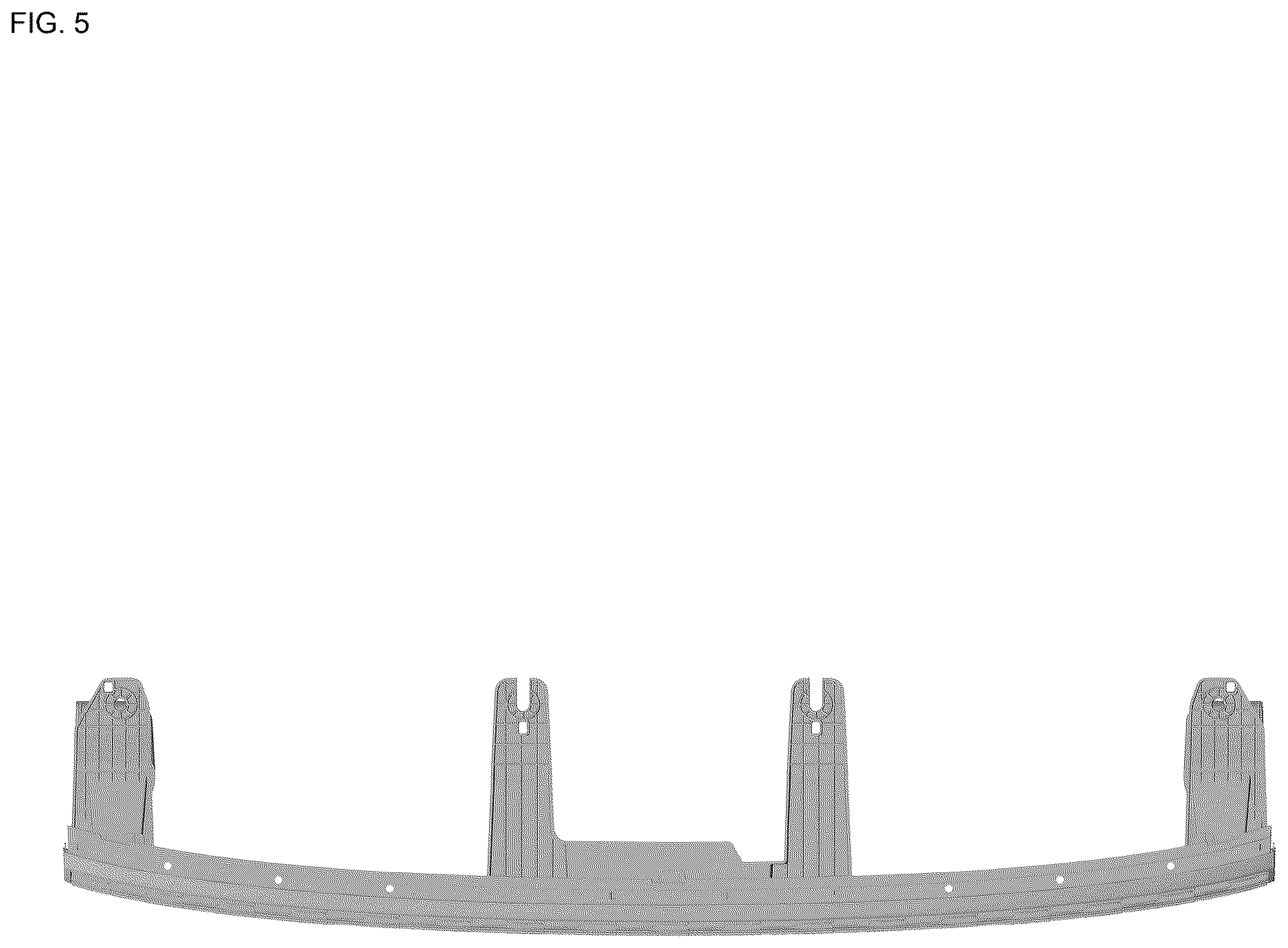 Patent USD1124973 Figure 5 – Radiator grille for automobile