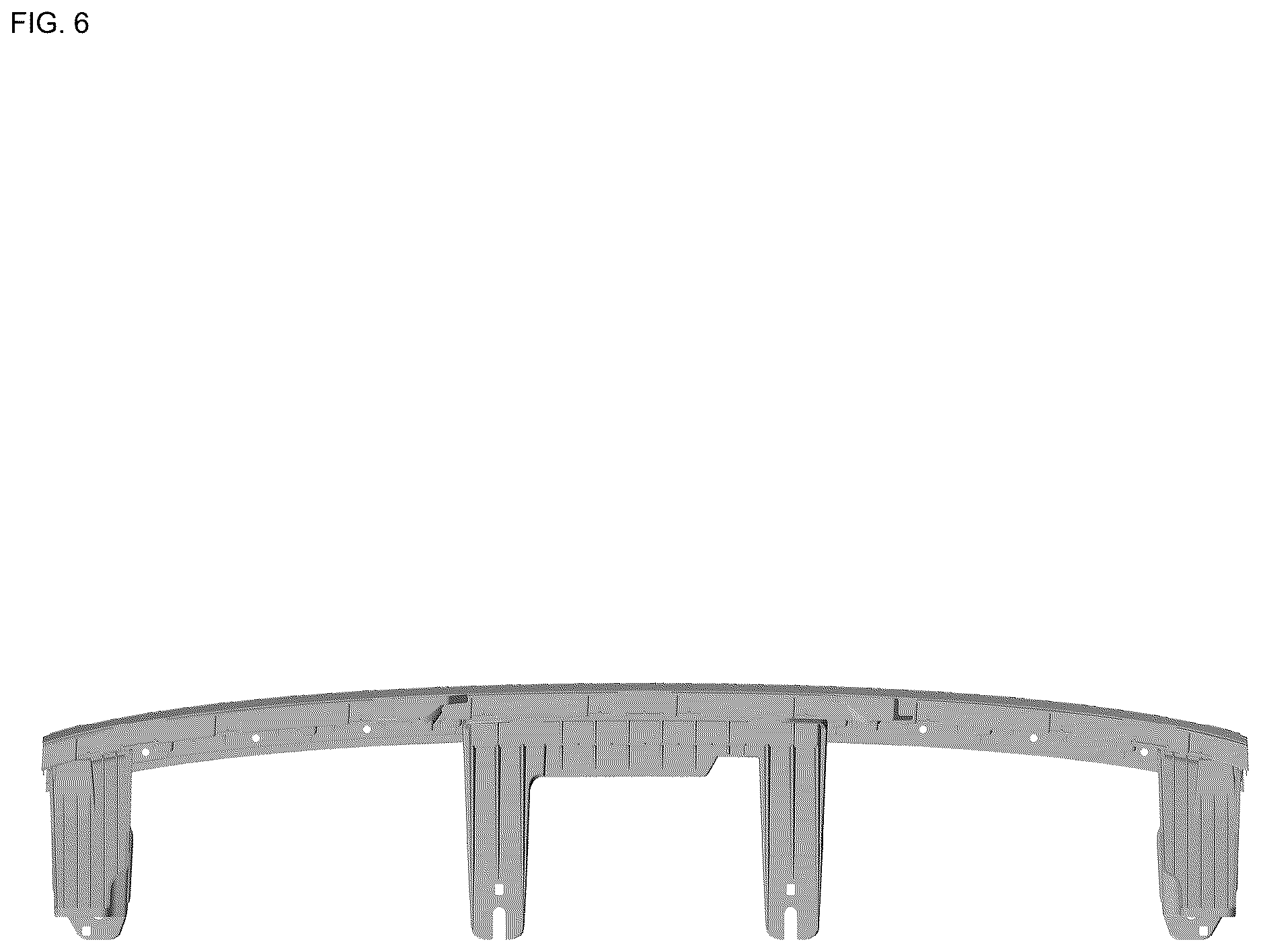 Patent USD1124973 Figure 6 – Radiator grille for automobile