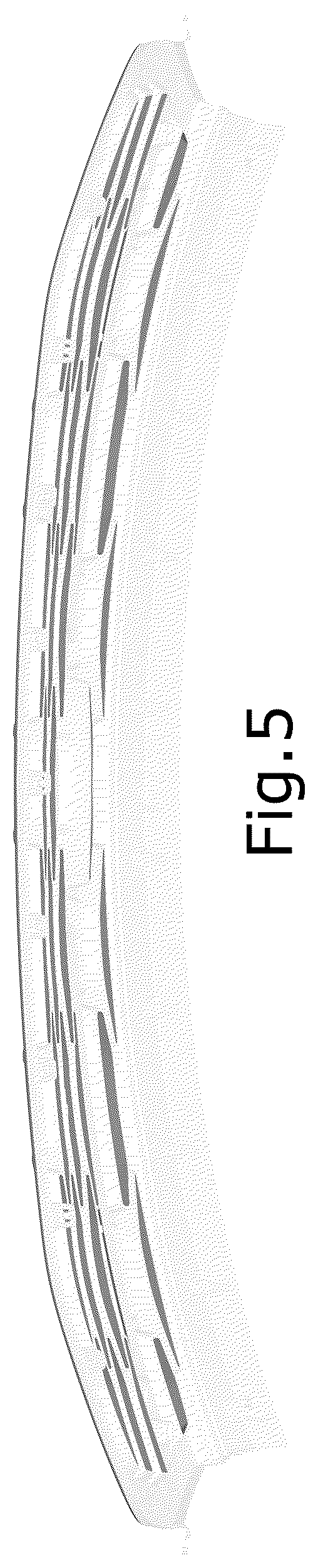 Patent USD1124974 Figure 5 – Vehicle front upper grille