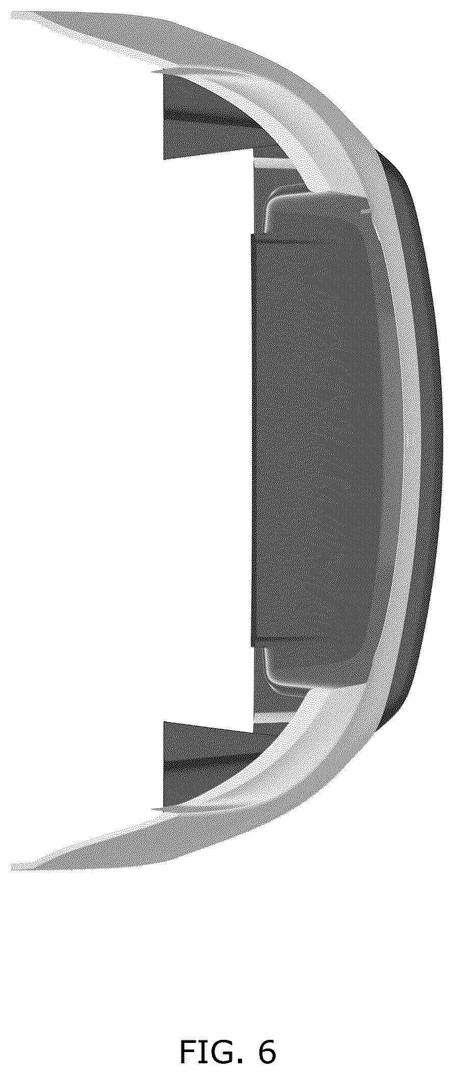 Patent USD1124977 Figure 4 – Rear bumper for a vehicle