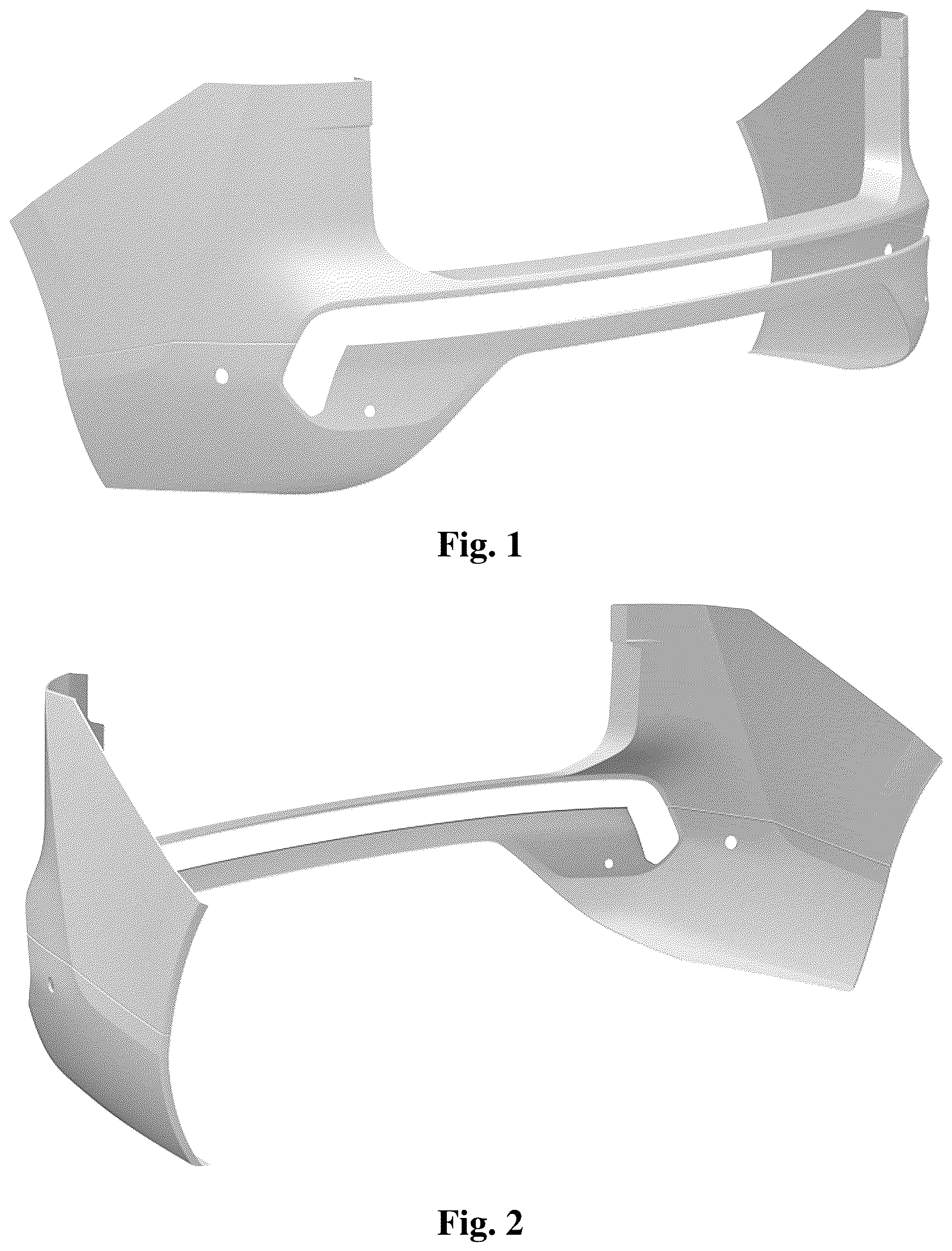 Patent USD1124983 — Vehicle bumper — Figure 1