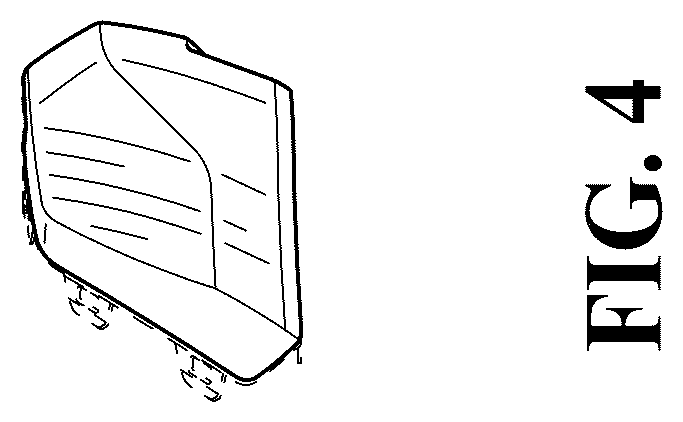 Patent USD1124984 Figure 4 – Vehicle rear fascia plate