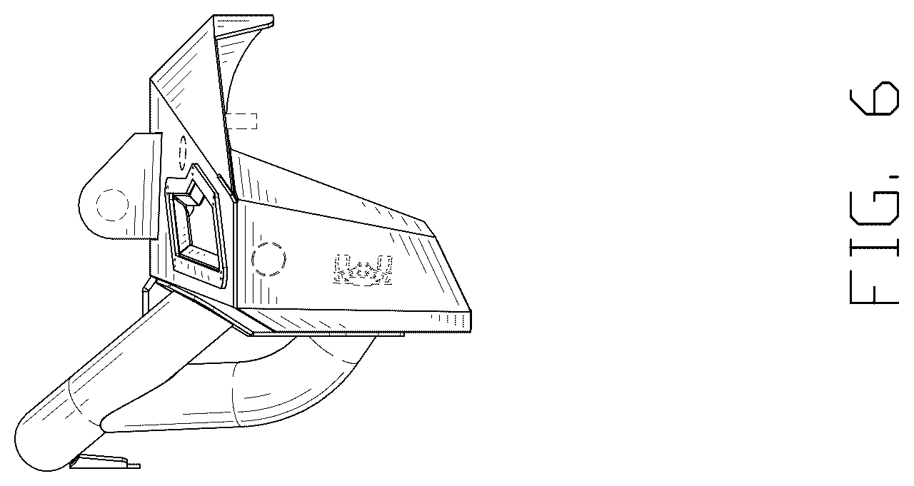 Patent USD1124987 Figure 6 – Front bumper