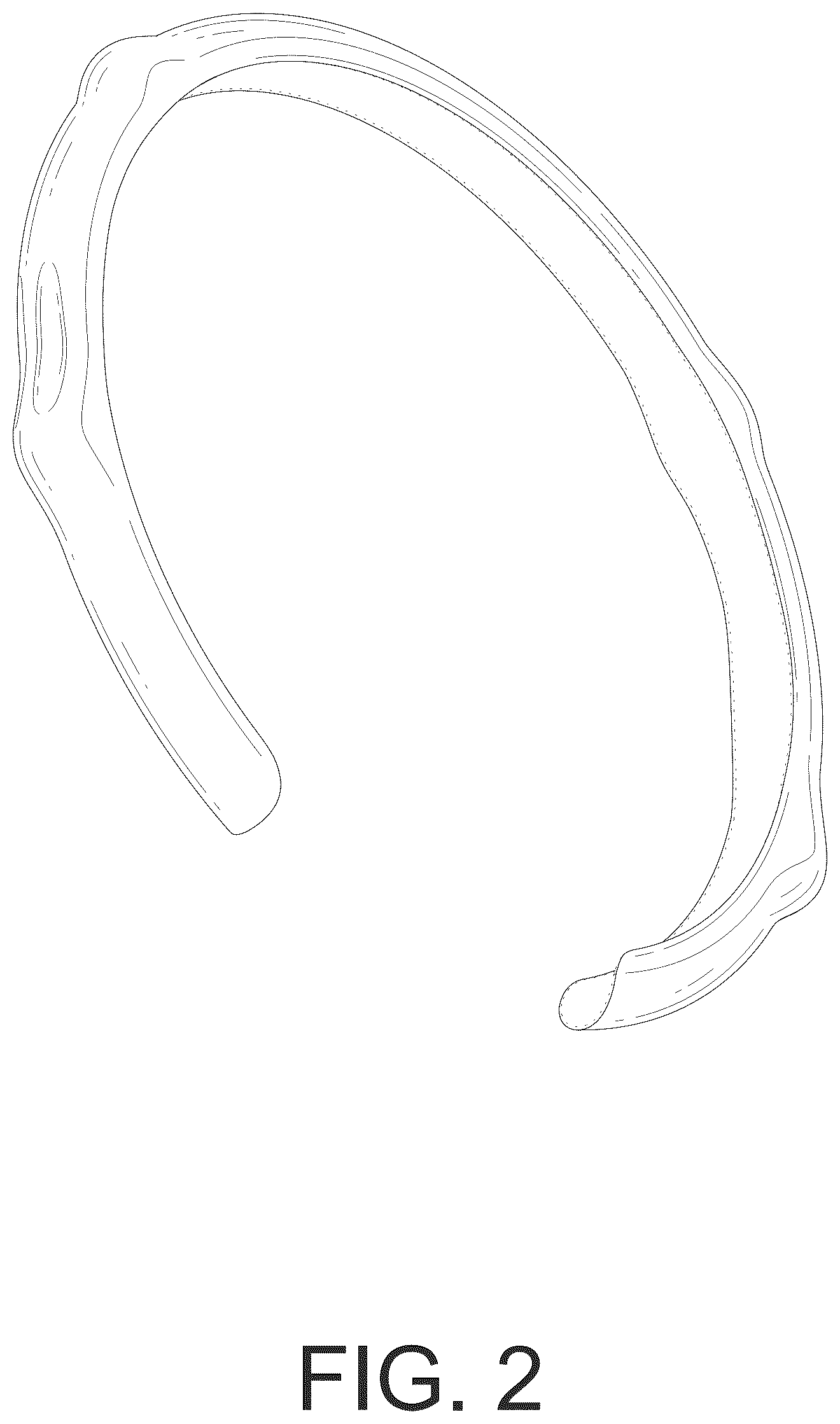 Patent USD1124989 Figure 2 – Steering wheel cover
