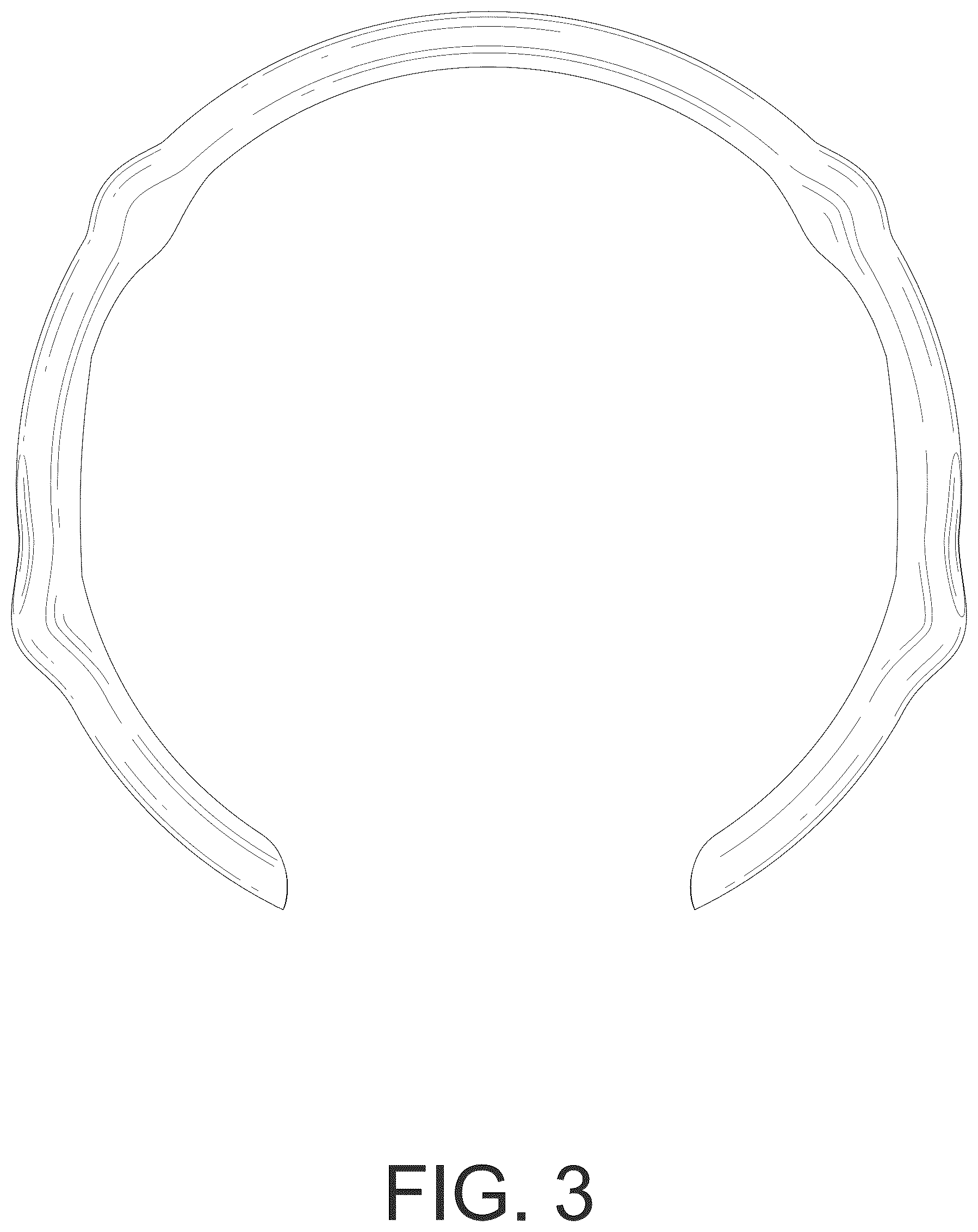 Patent USD1124989 Figure 3 – Steering wheel cover