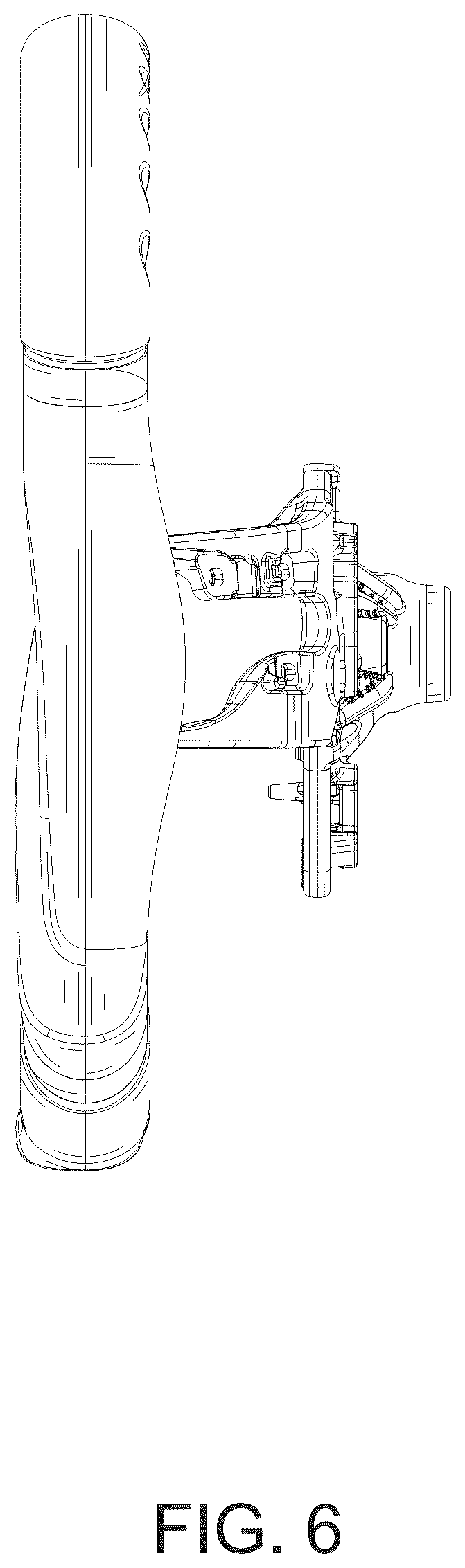 Patent USD1124990 Figure 6 – Steering wheel