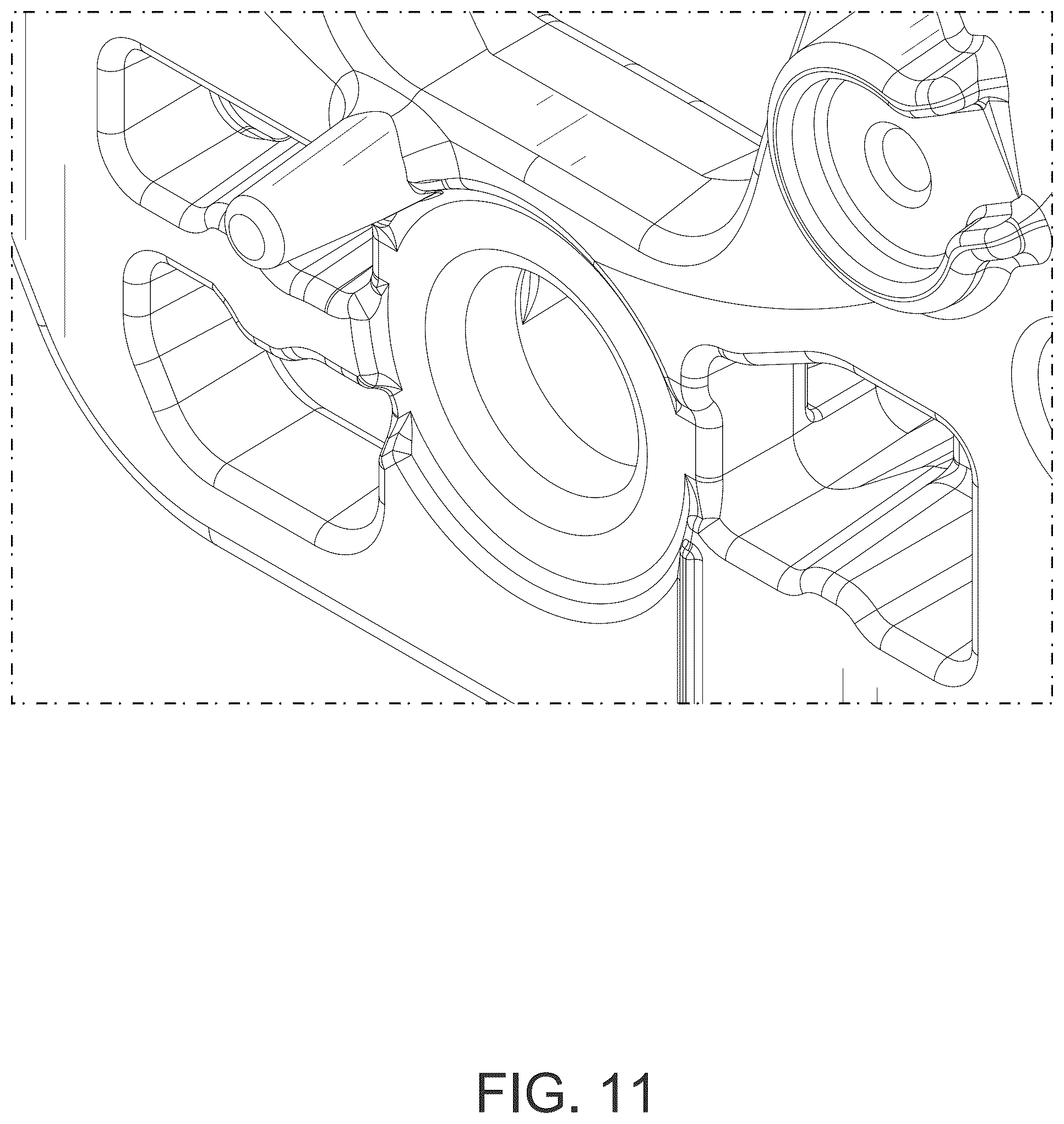 Patent USD1124990 Figure 11 – Steering wheel
