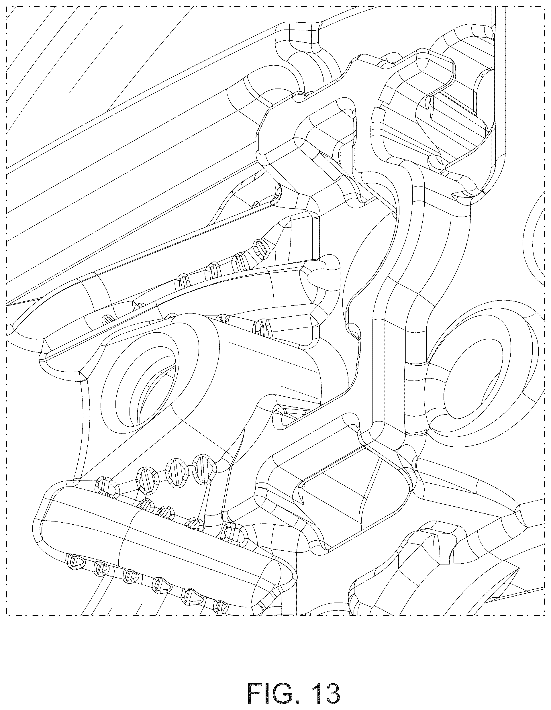 Patent USD1124990 Figure 13 – Steering wheel