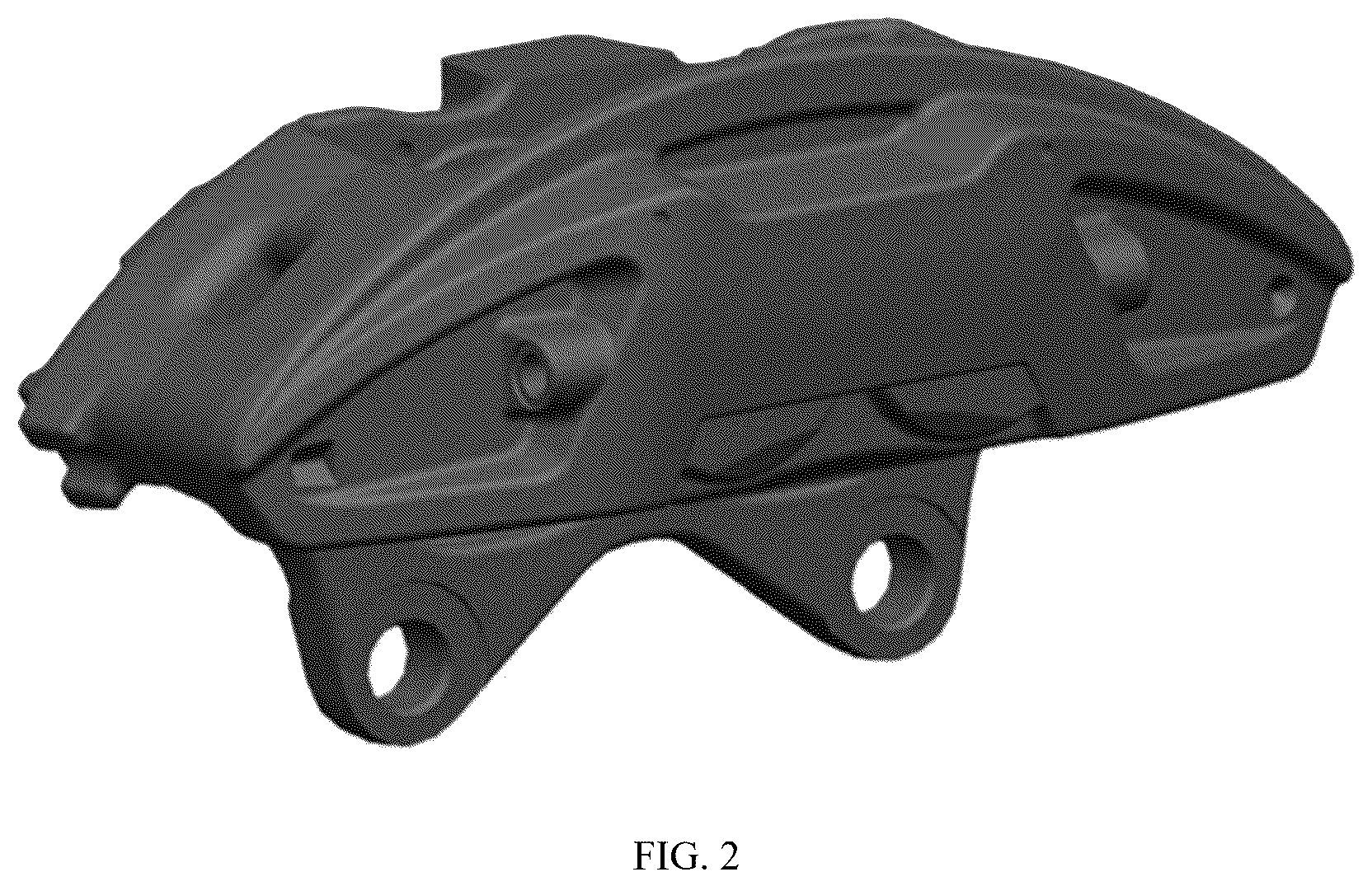 Patent USD1124991 Figure 2 – Braking caliper used for braking wheels of automobile
