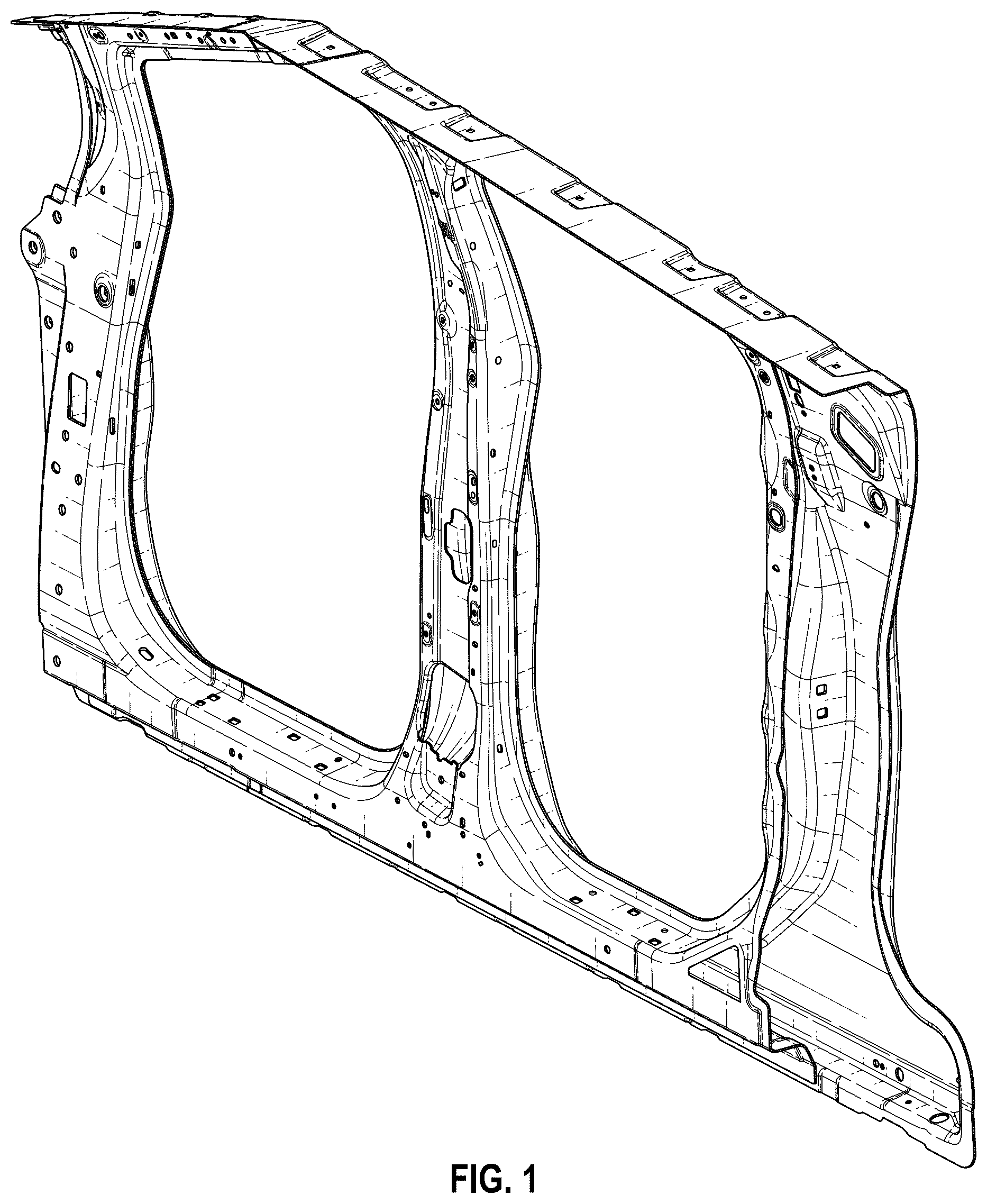 Patent USD1124995 Figure 1 – Double door ring