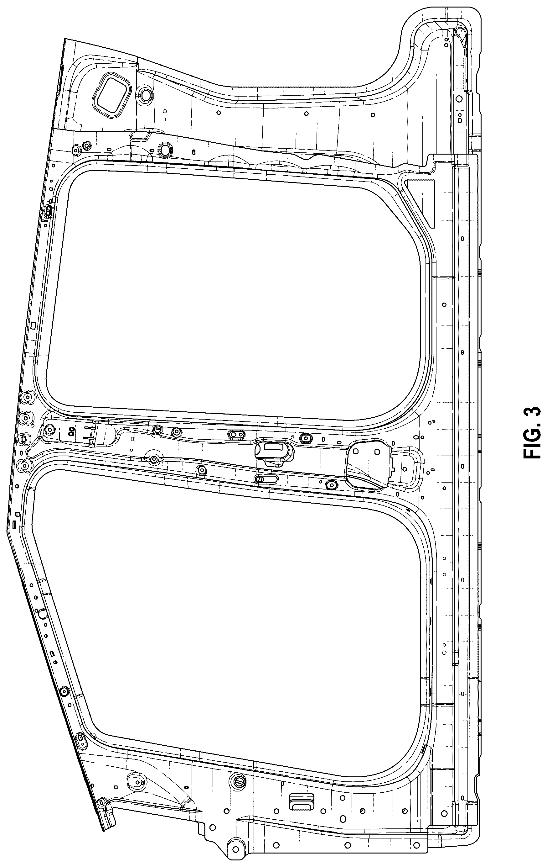 Patent USD1124995 Figure 3 – Double door ring