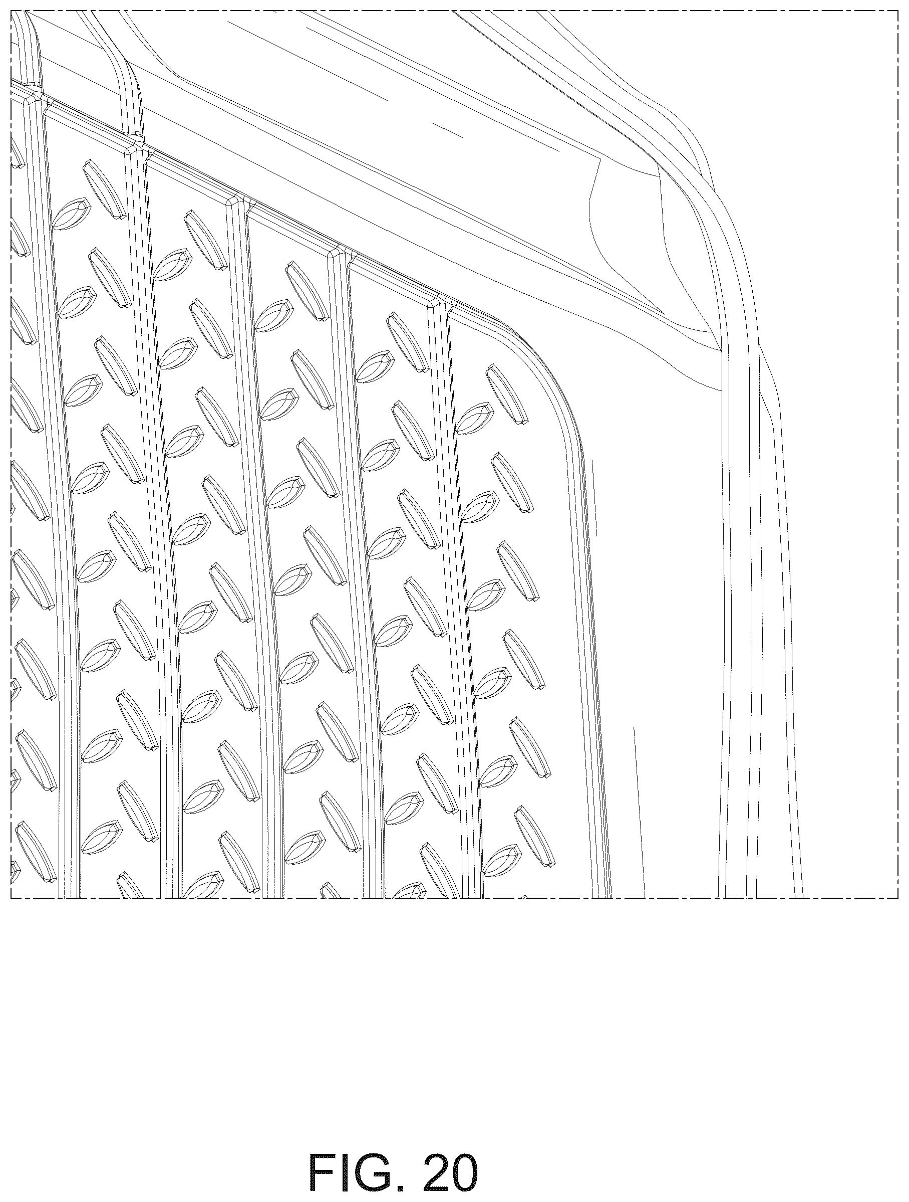 Patent USD1124996 Figure 20 – Car floor mat set