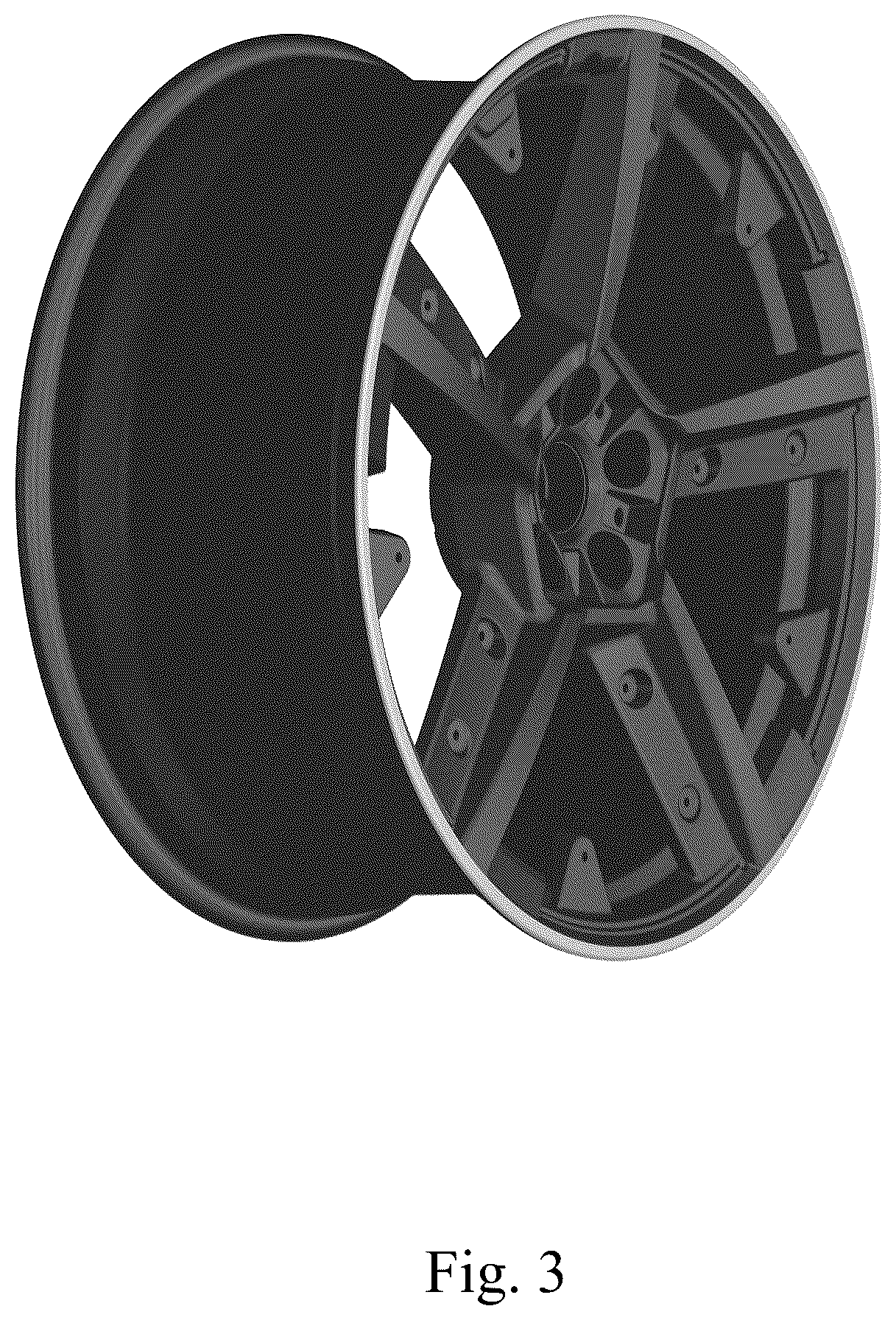 Patent USD1125008 Figure 3 – Vehicle wheel, toy vehicle wheel, or vehicle wheel replica