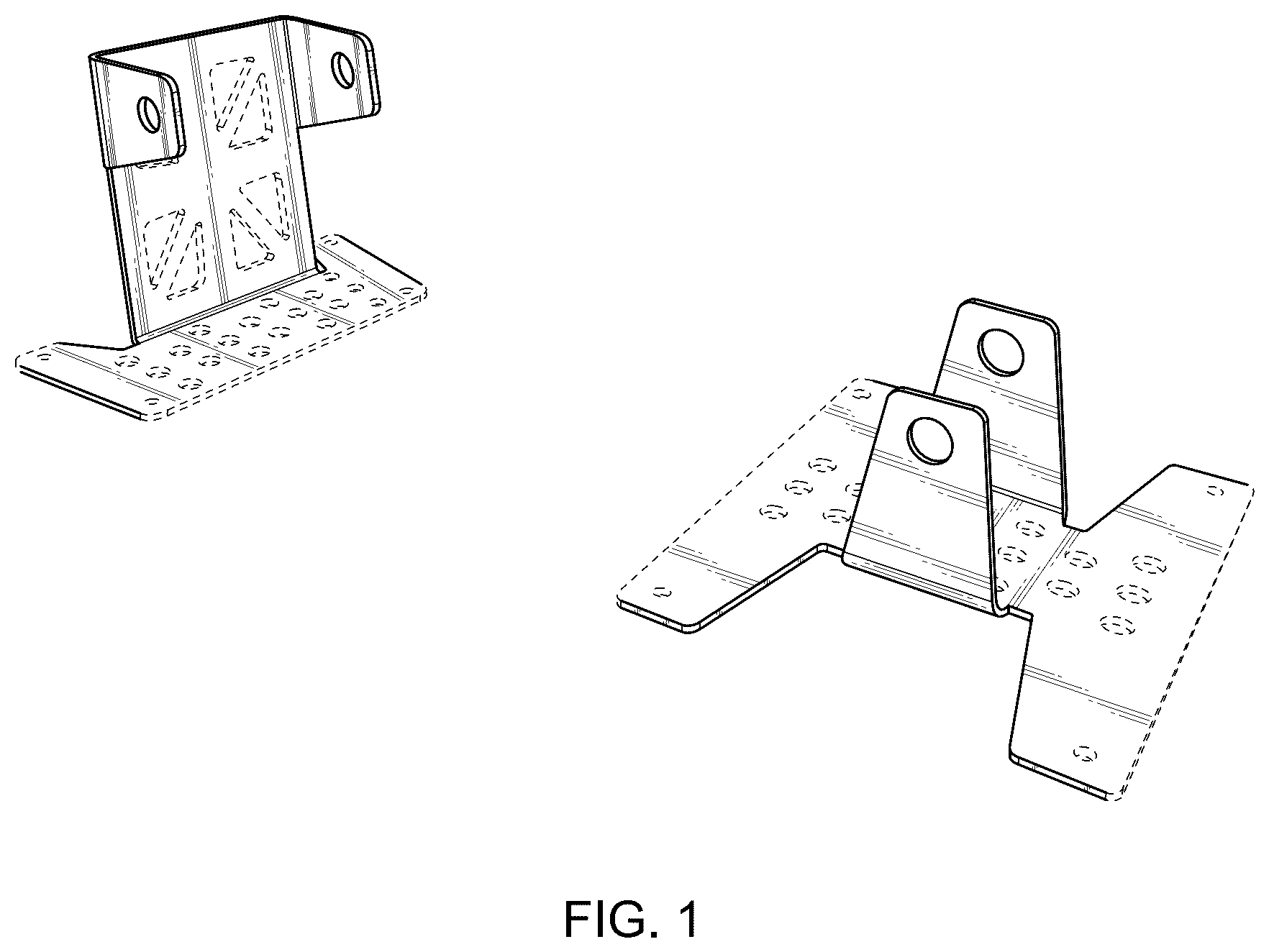 Patent USD1125009 Figure 1 – Engine stand