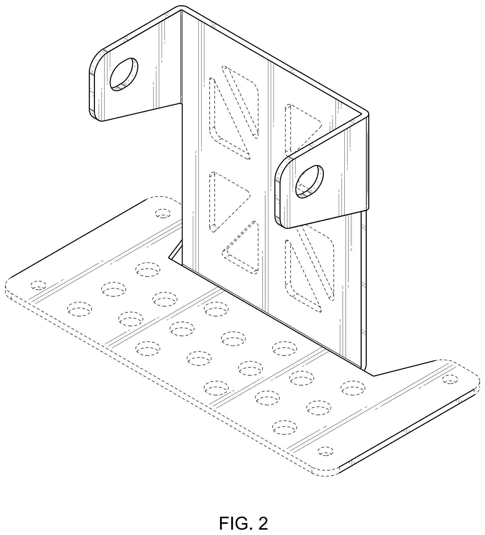 Patent USD1125009 Figure 2 – Engine stand