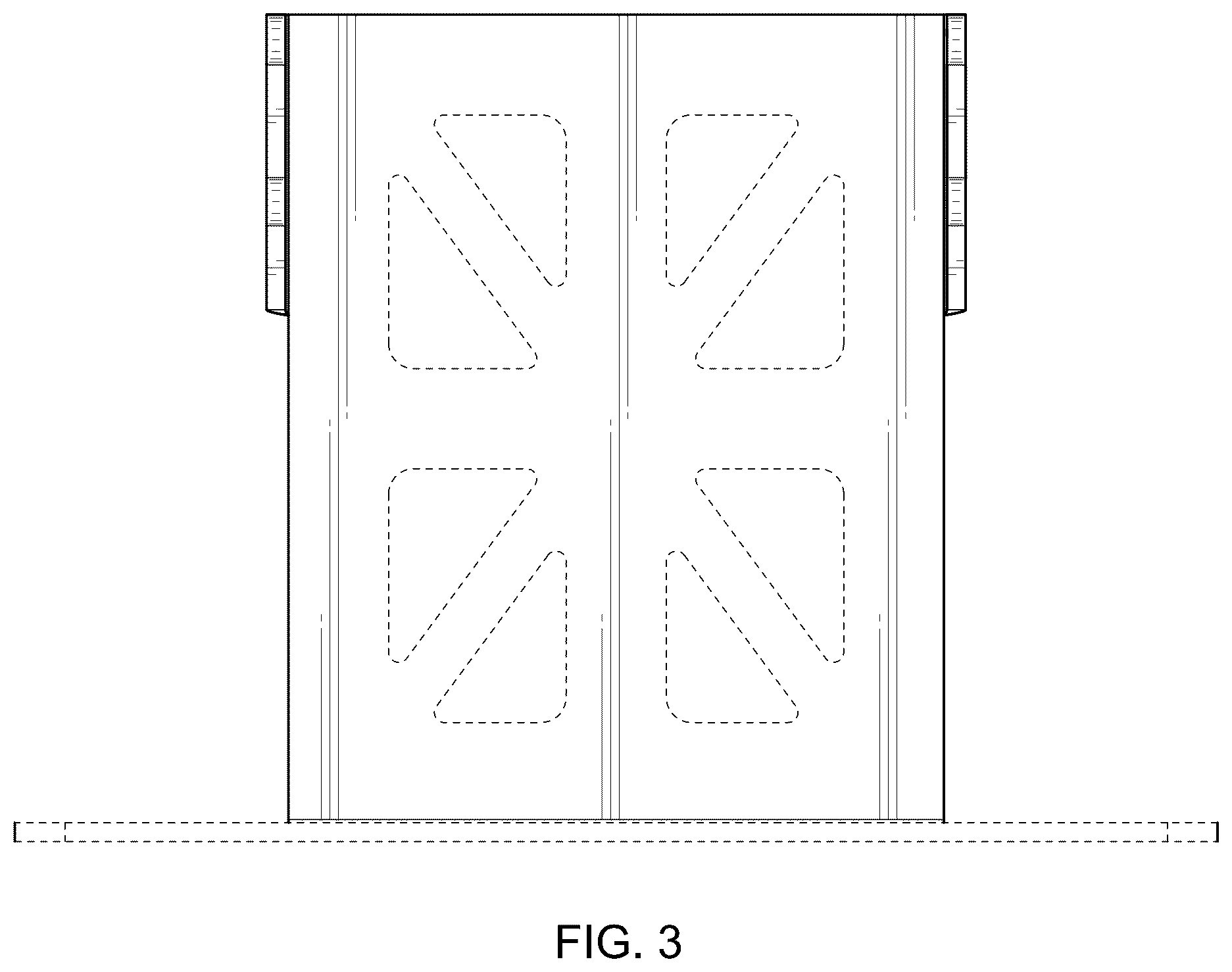 Patent USD1125009 Figure 3 – Engine stand