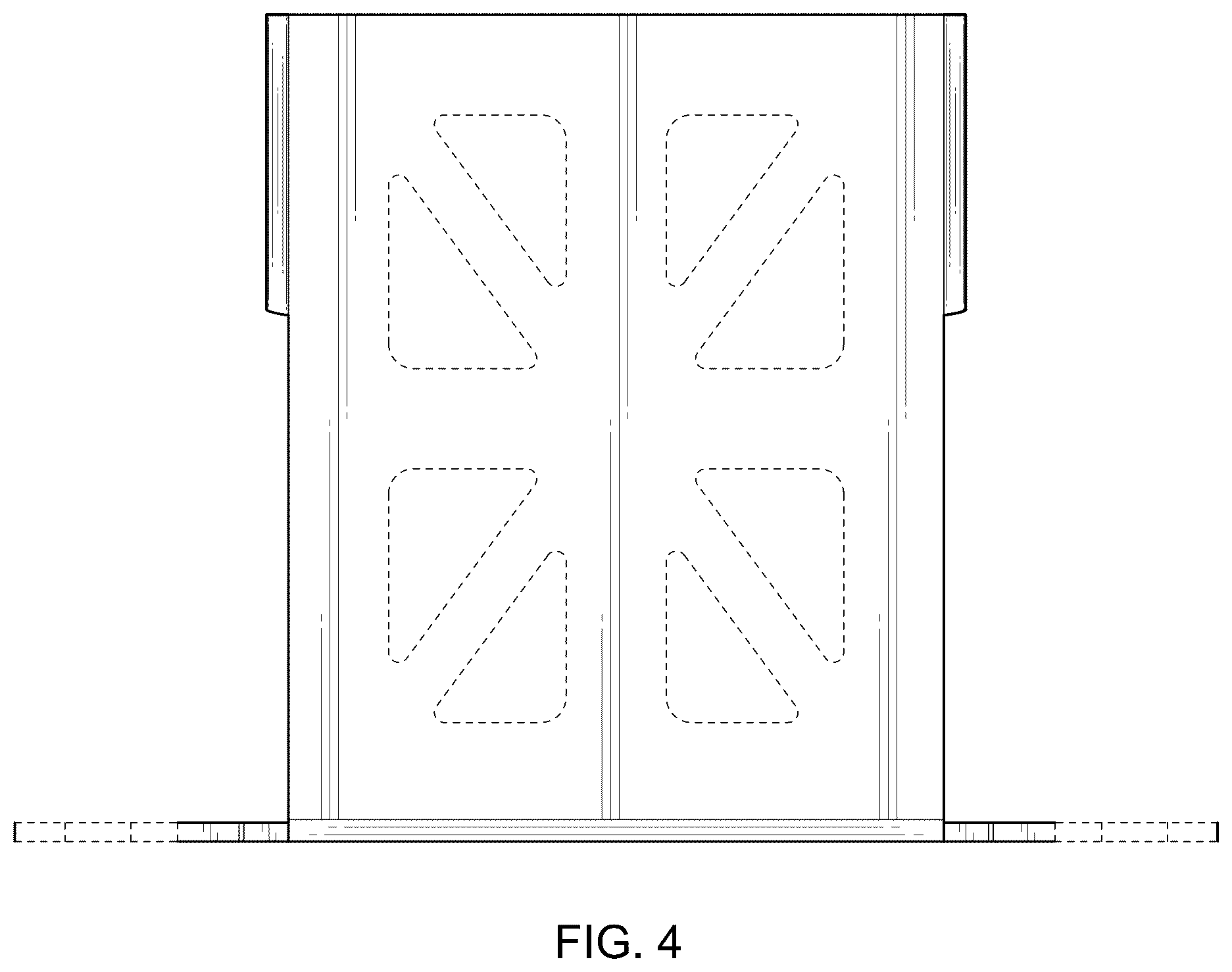 Patent USD1125009 Figure 4 – Engine stand