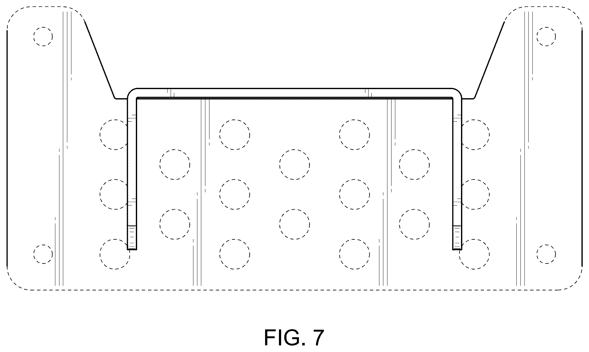 Patent USD1125009 Figure 7 – Engine stand