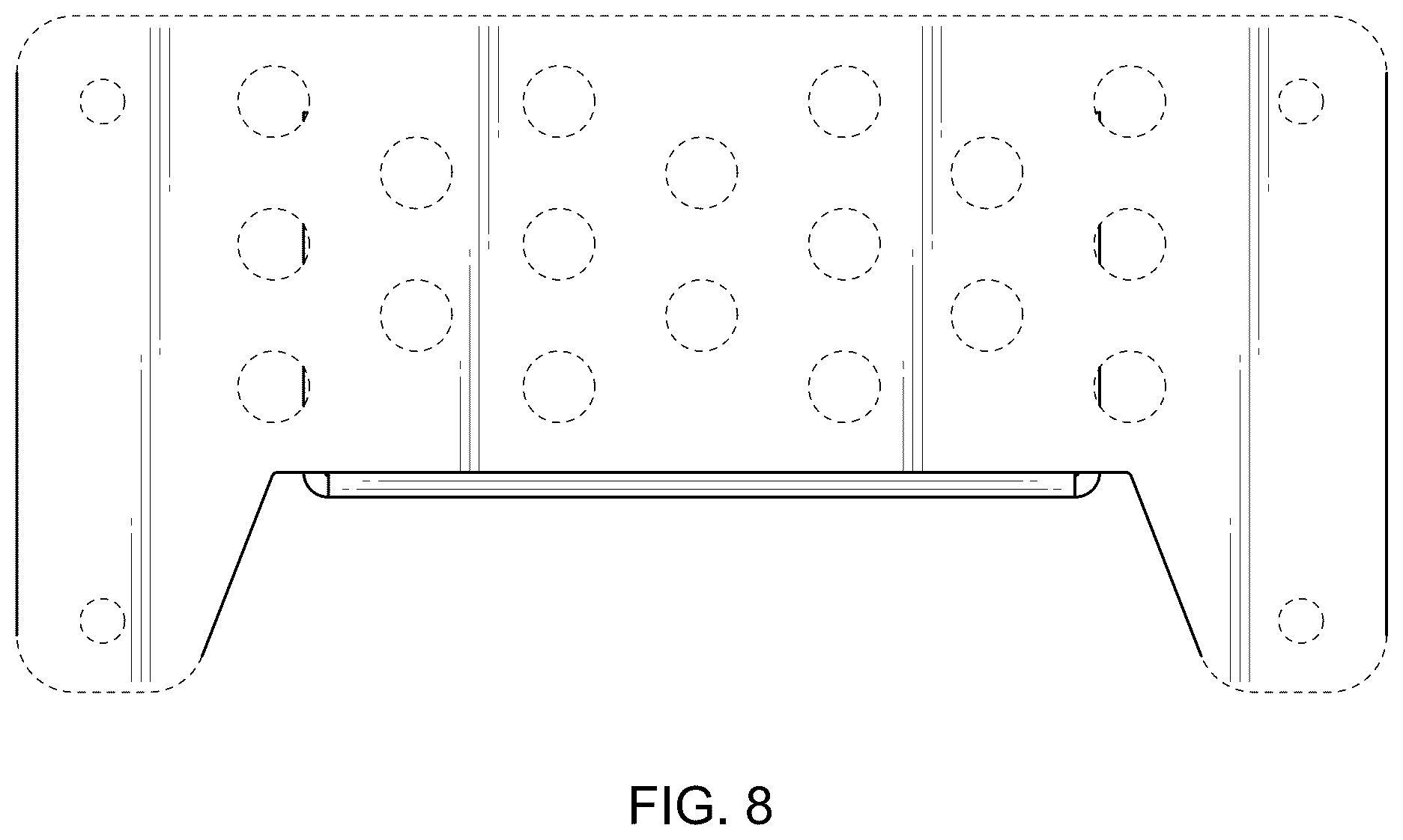 Patent USD1125009 Figure 8 – Engine stand
