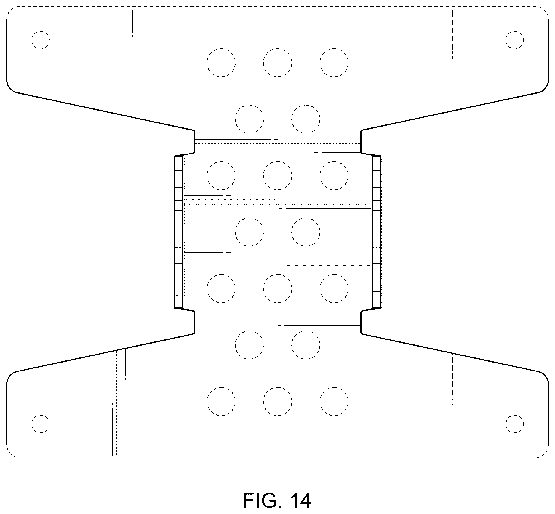 Patent USD1125009 Figure 14 – Engine stand